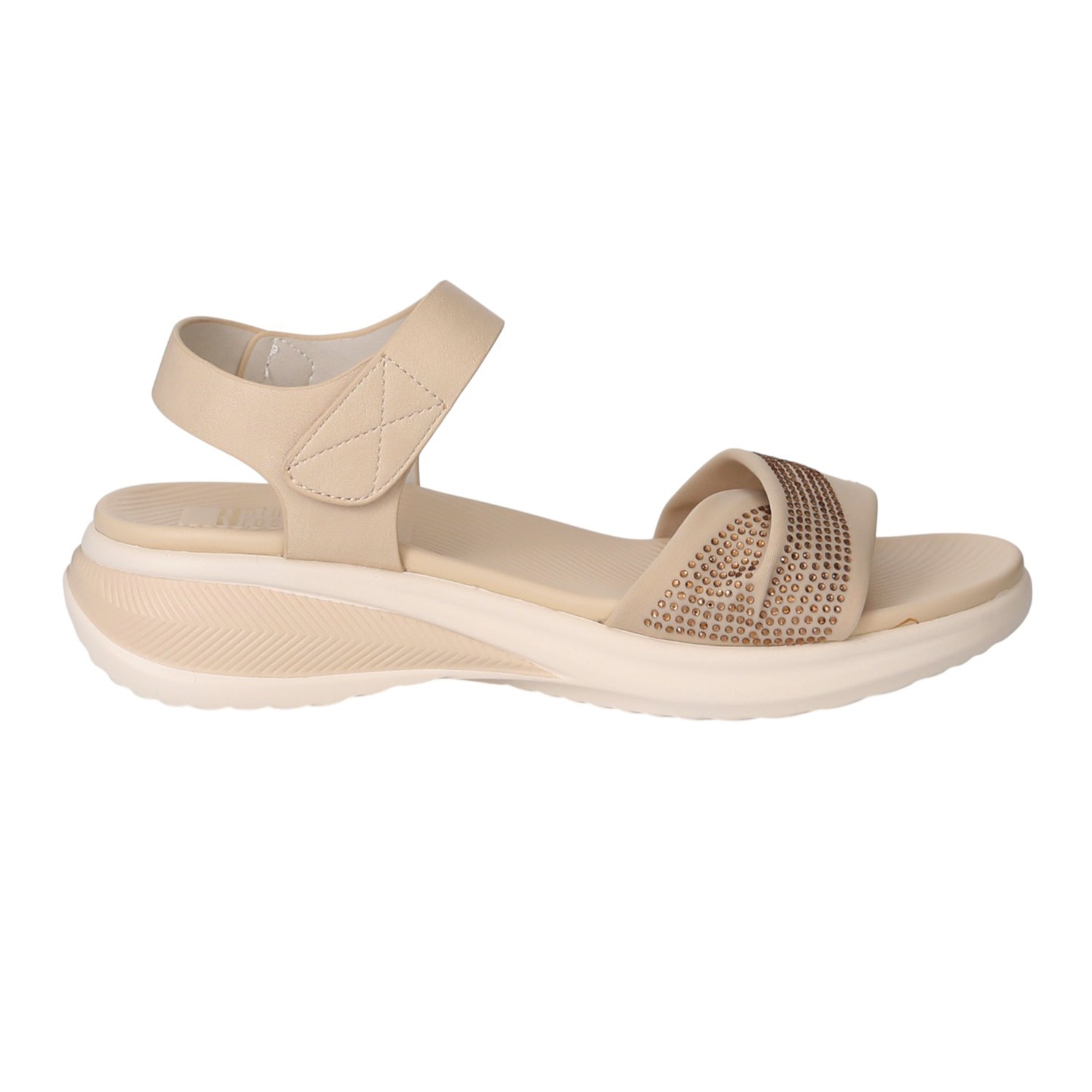 Women Dark Beige Glam Sandals