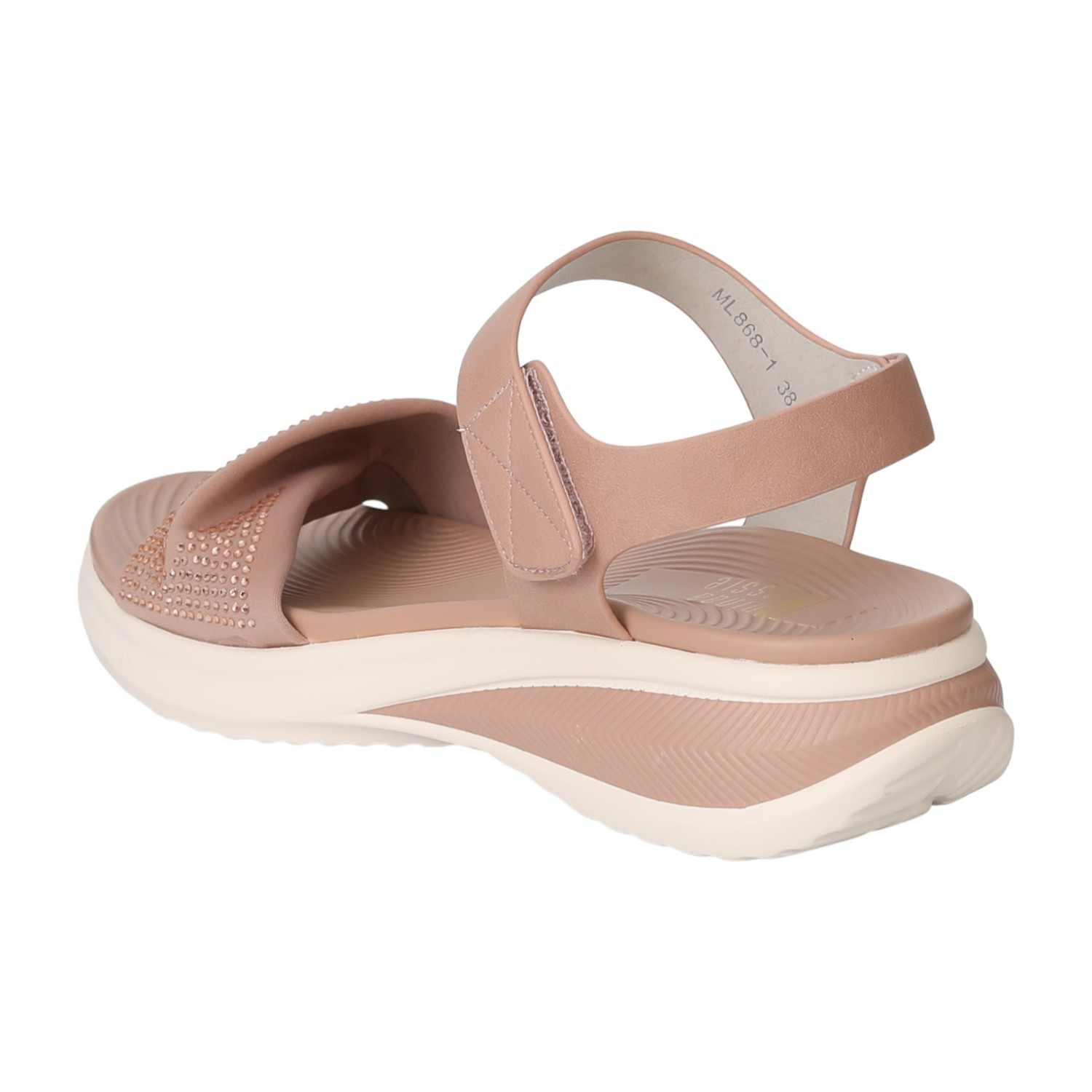 Women Peach Glam Sandals