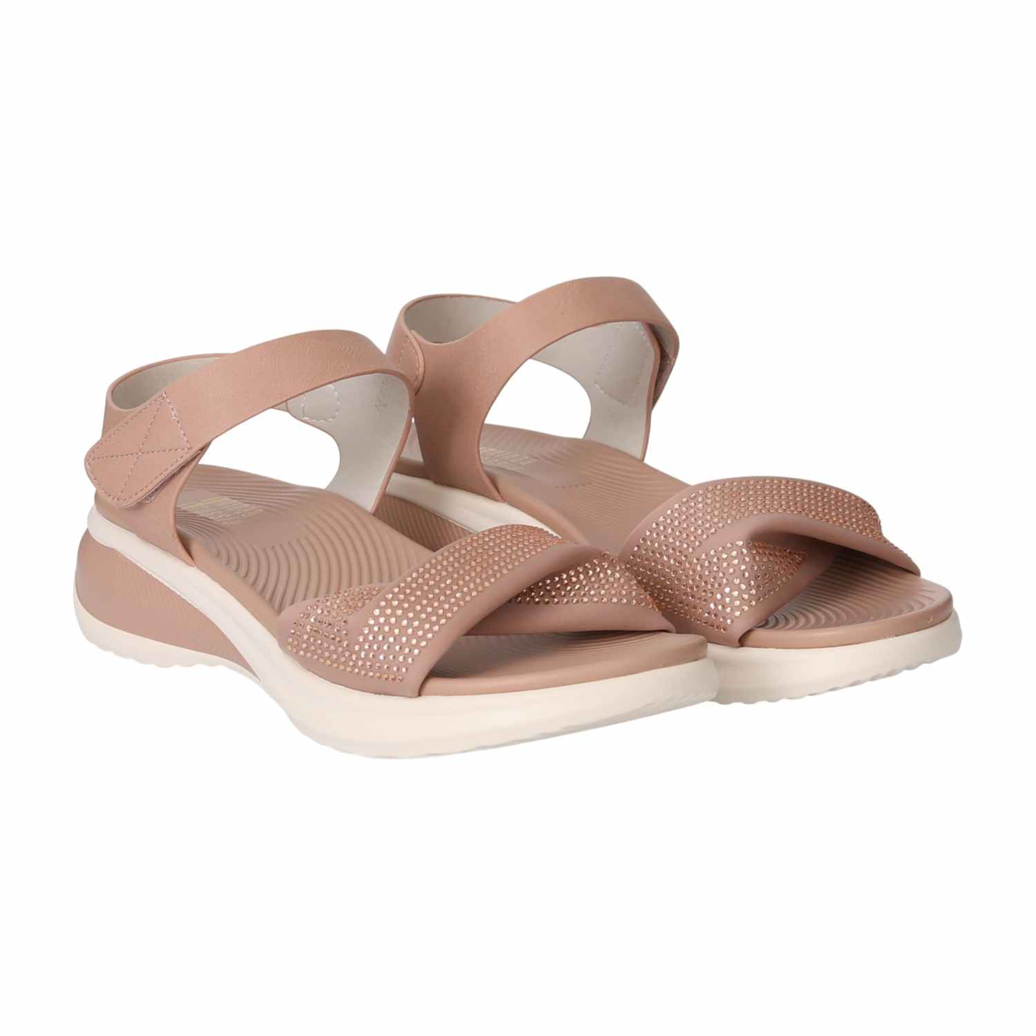 Women Peach Glam Sandals
