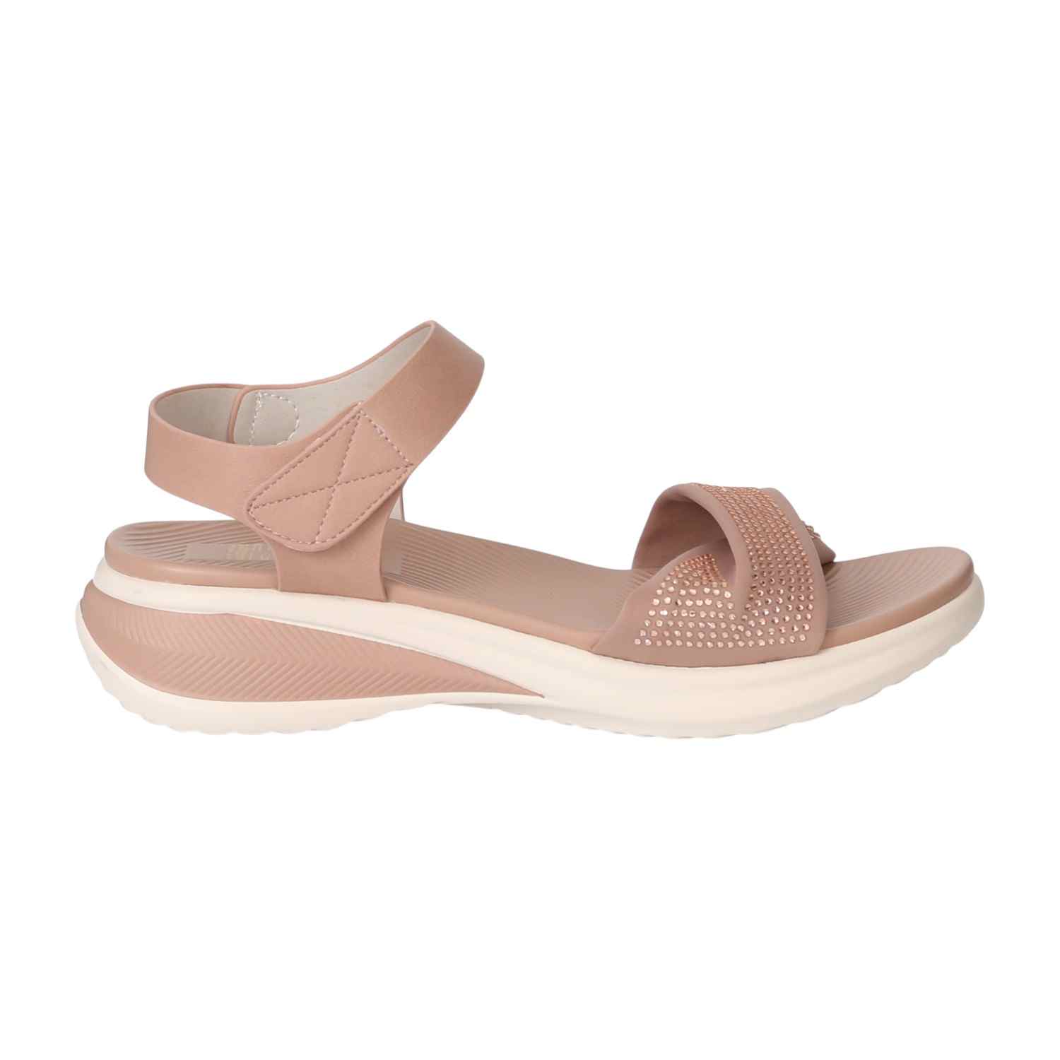 Women Peach Glam Sandals