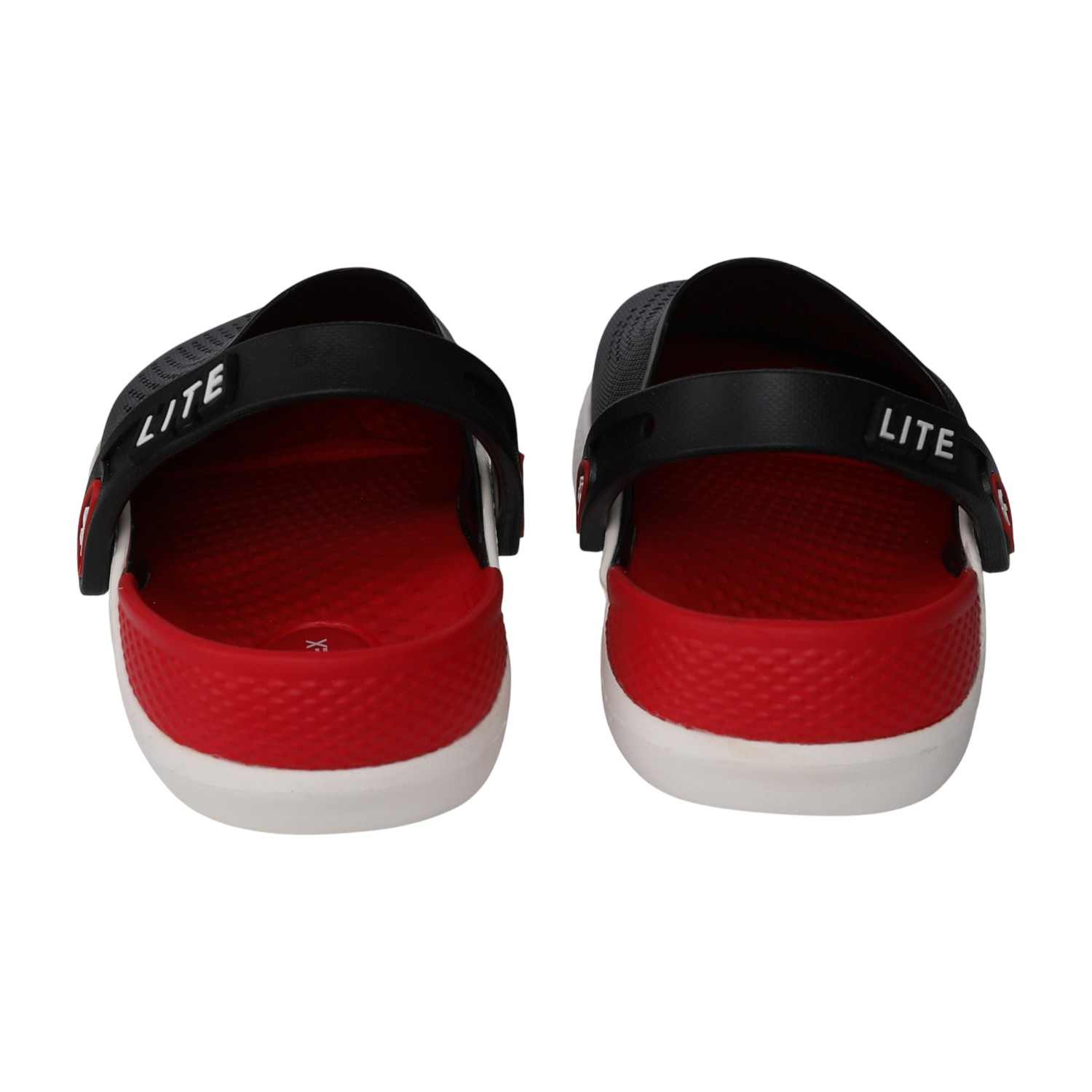 Men Black Racer Red Clog