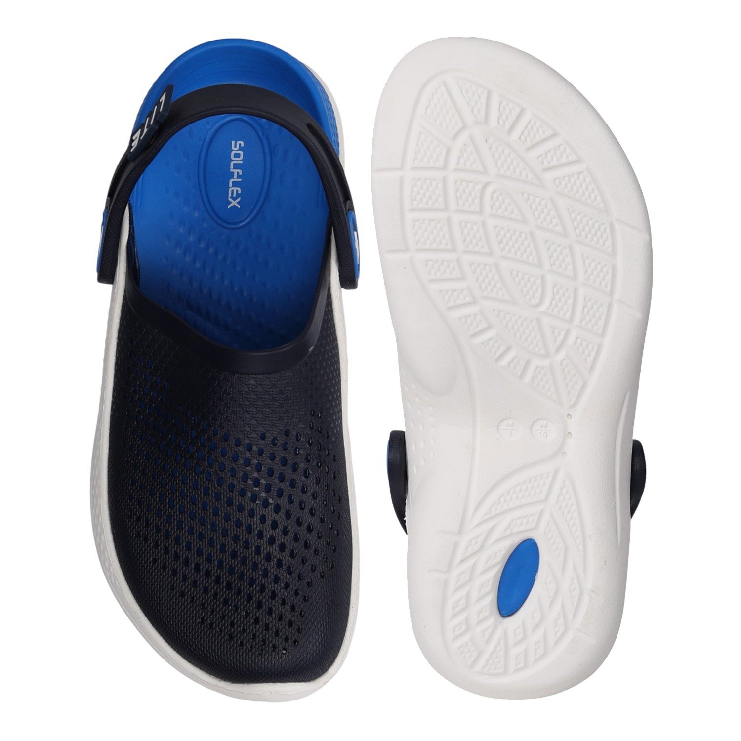 Men Navy Marine Vector Clog