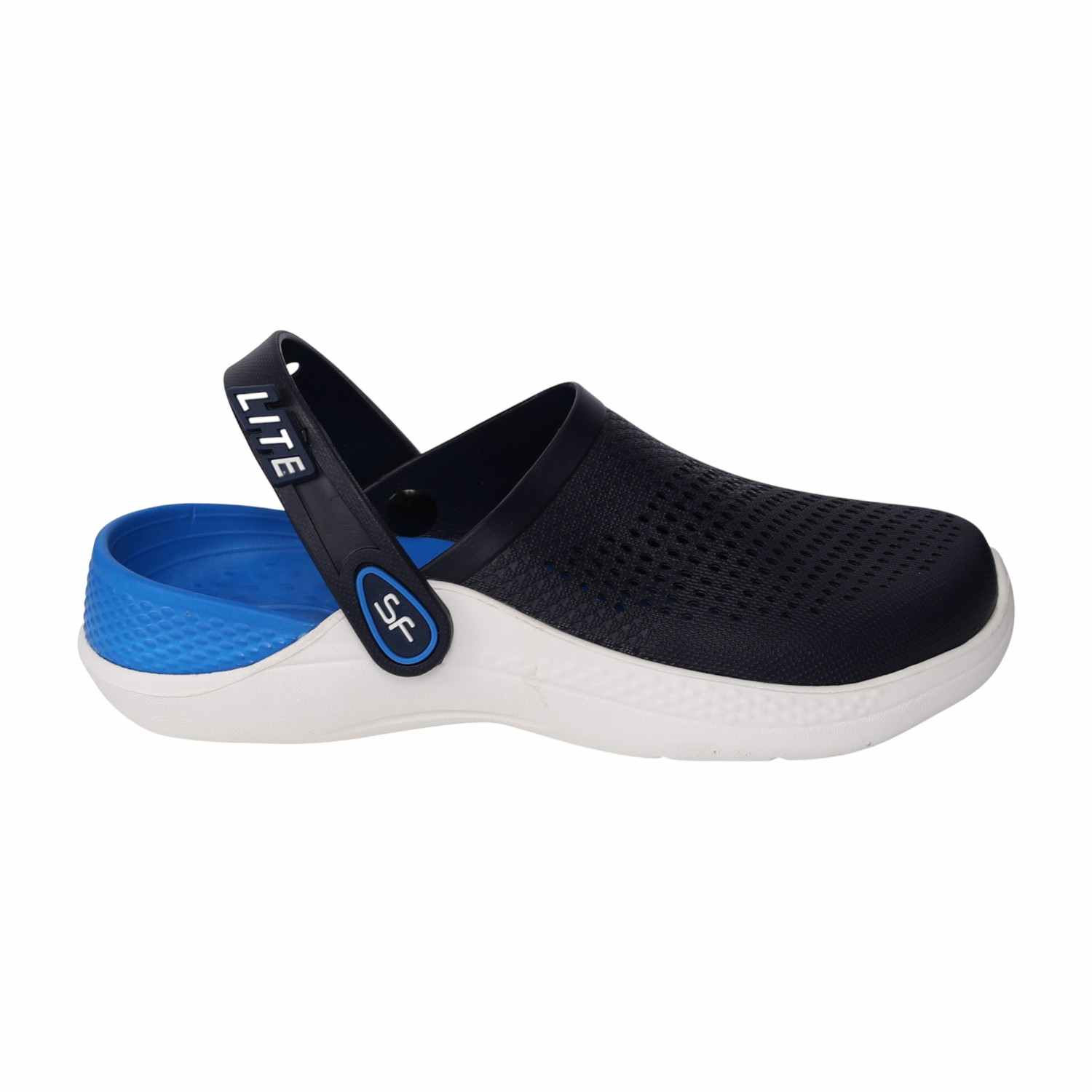 Men Navy Marine Vector Clog
