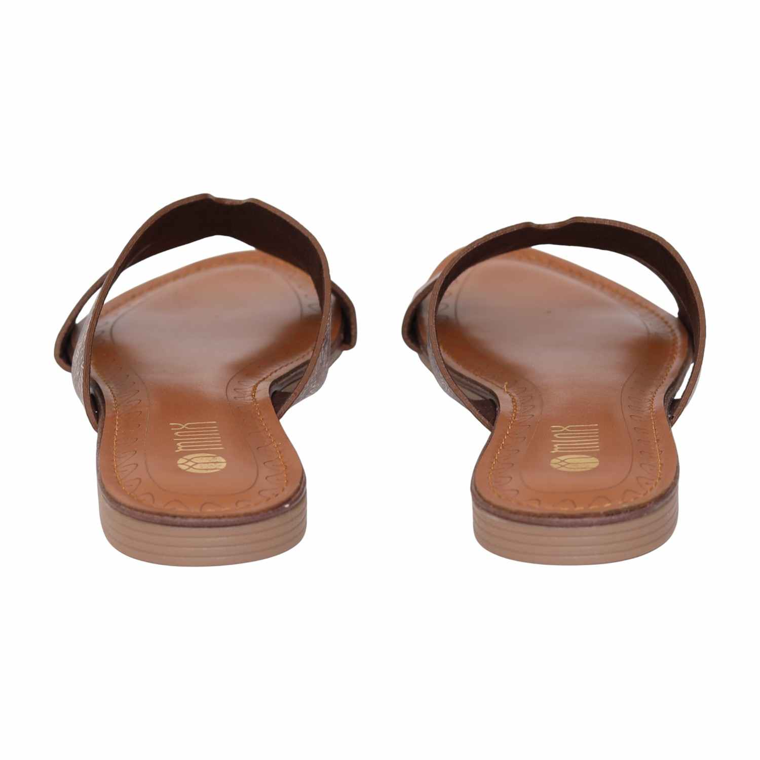 Womens Mocha Marigold Low Heel Sandal