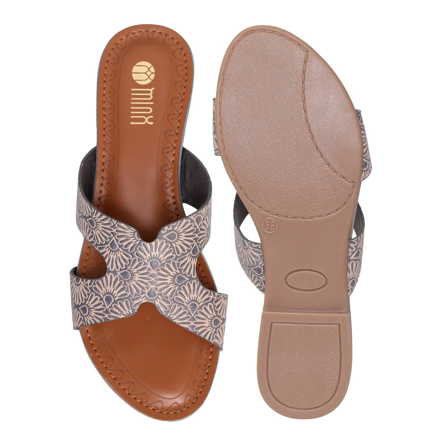 Womens Misty Marigold Low Heel Sandal