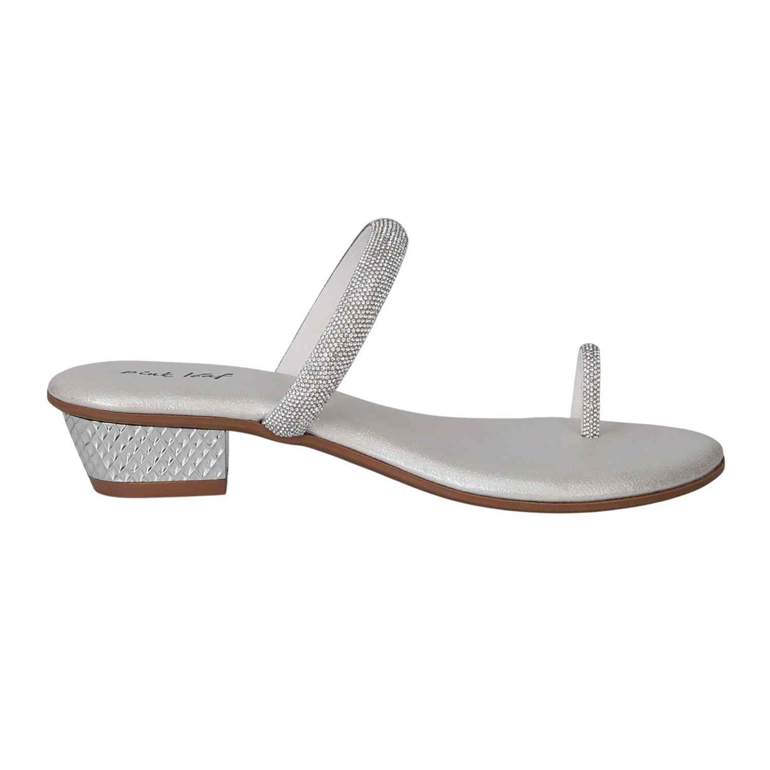 Women Pearly White Dazzle Sandals