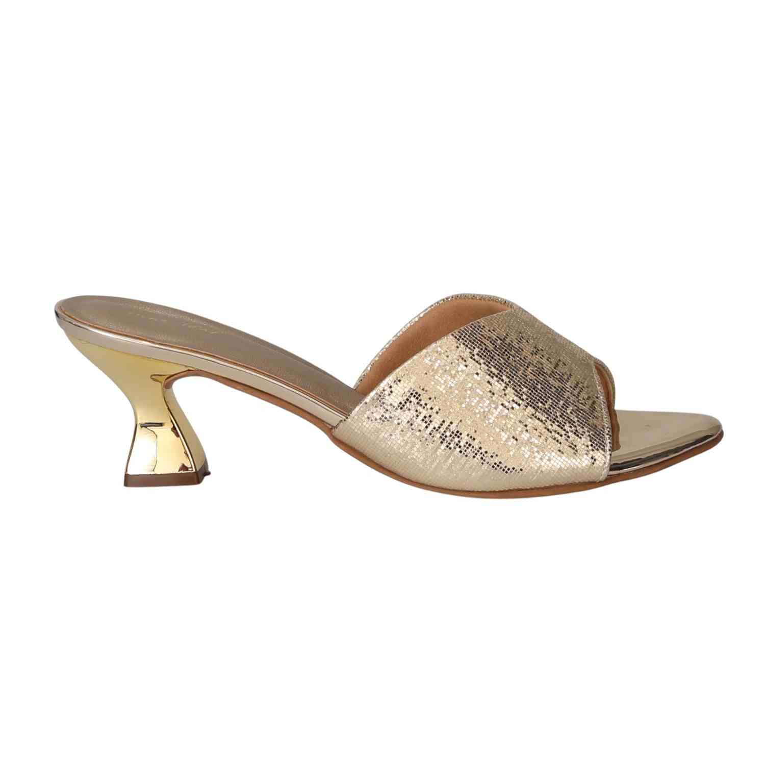 Women Golden Luxe Heels