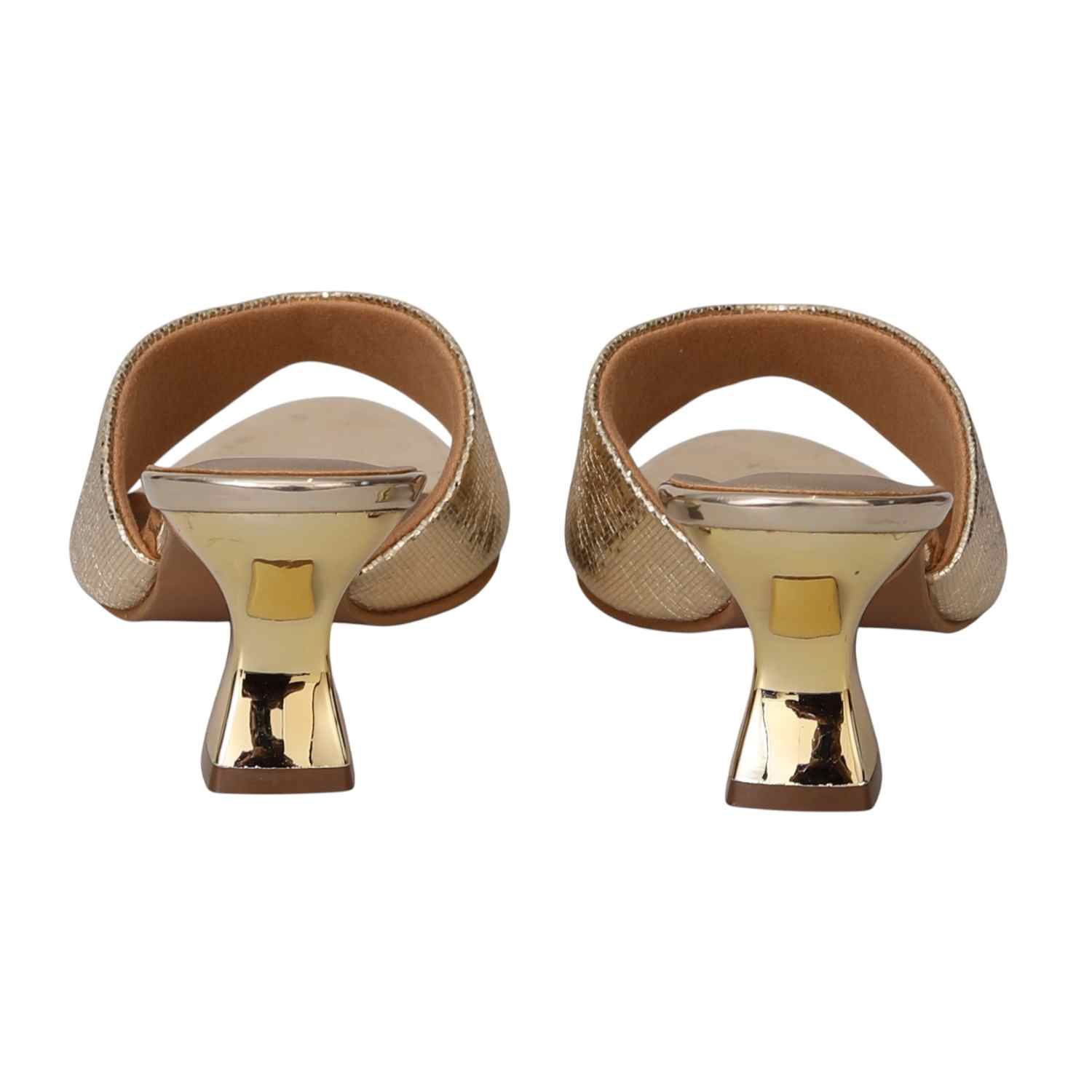 Women Golden Luxe Heels