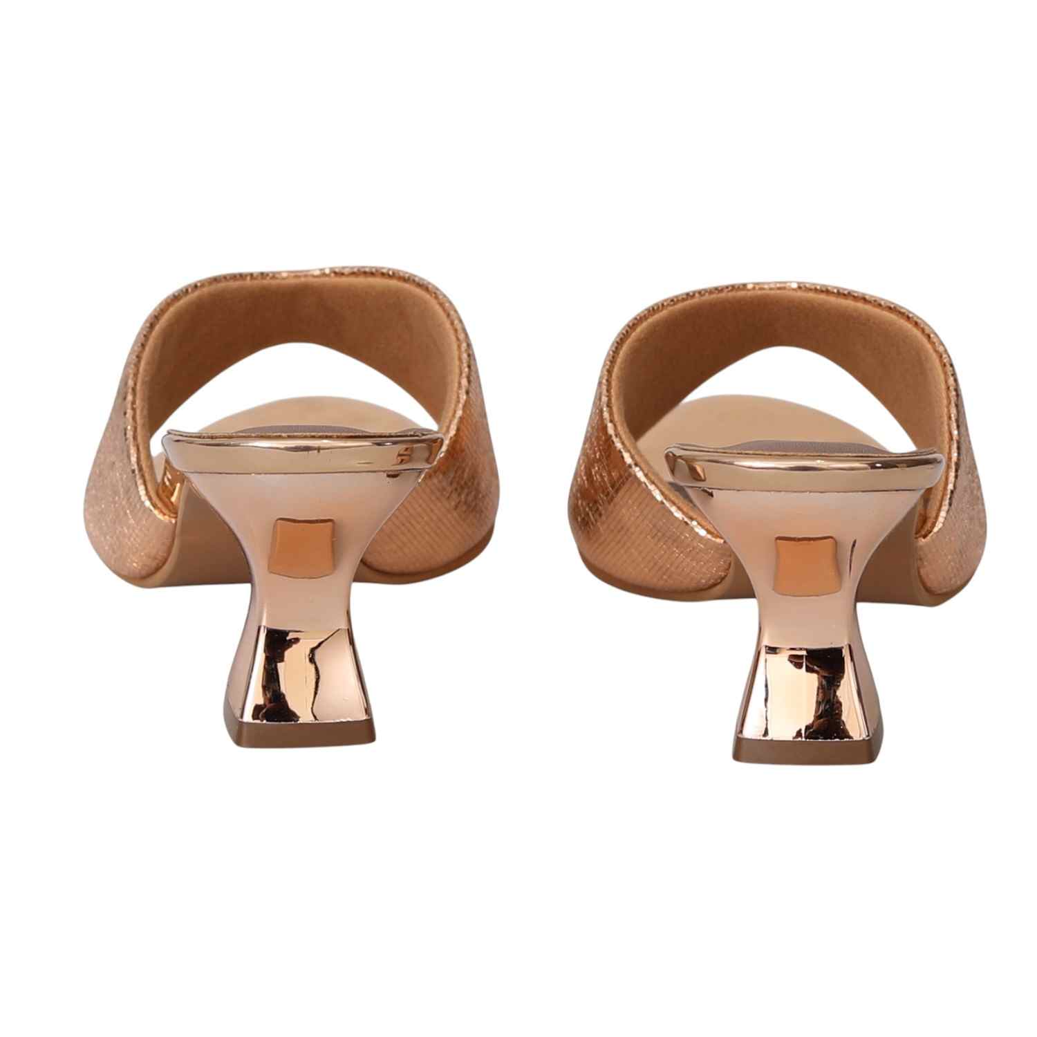 Women Golden Luxe Heels