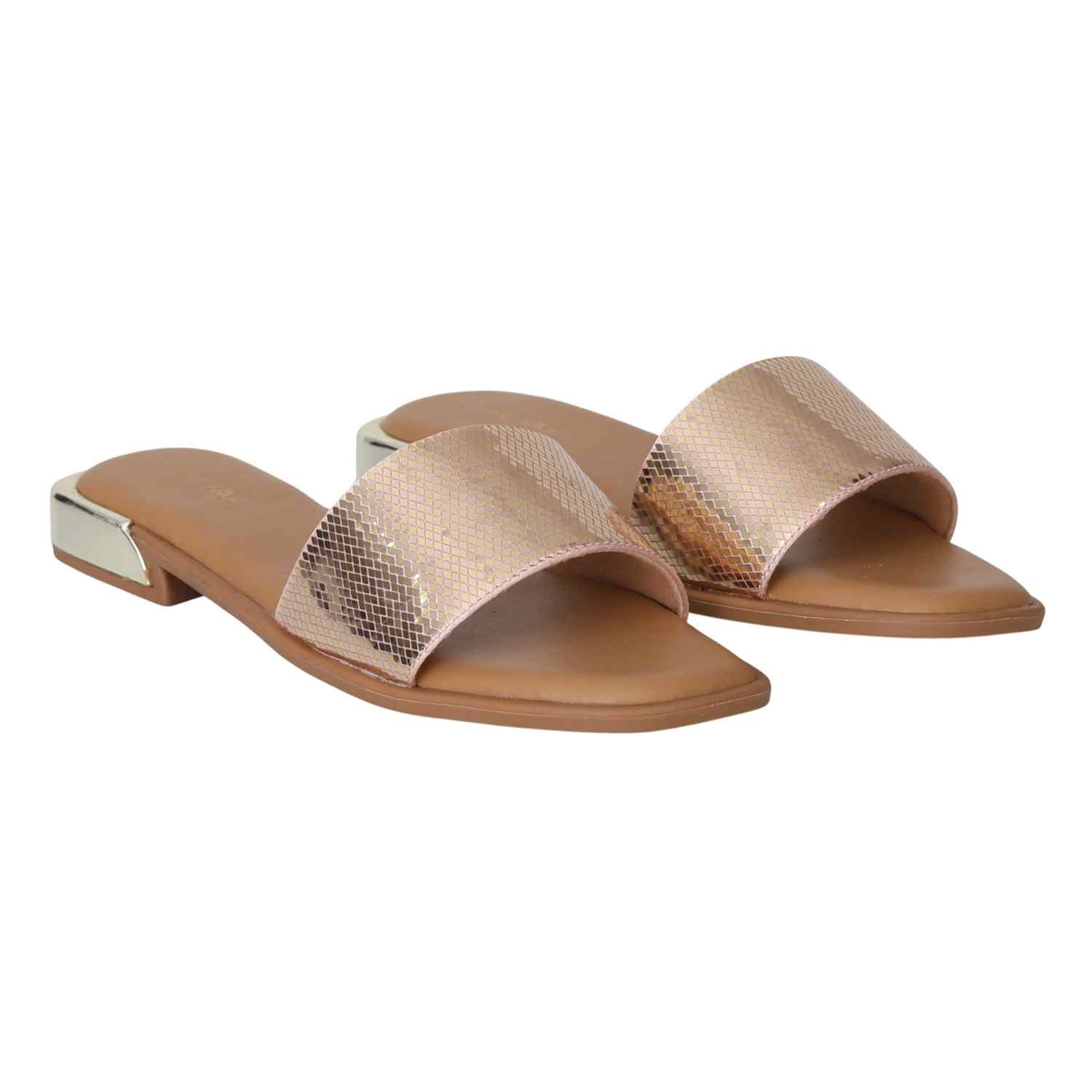 Women Rose Metal Muse Sandals