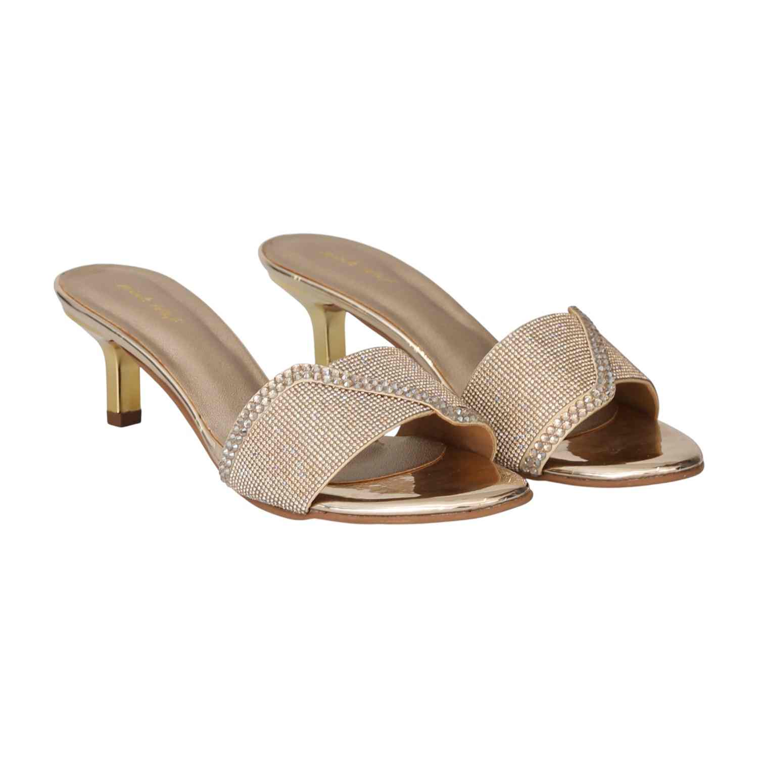 Women Gold Starlit Grace Heels