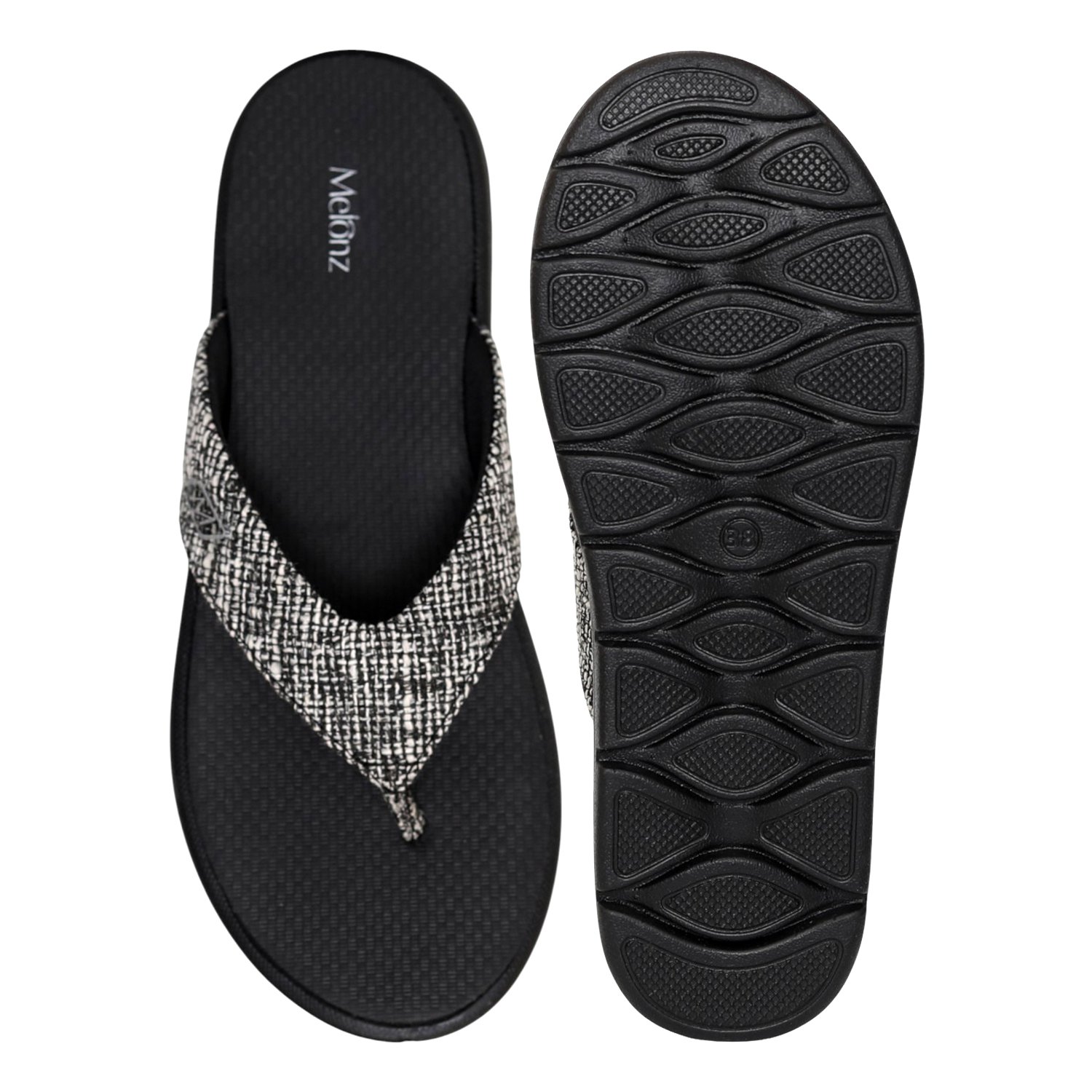 Women Monochrome Weave Flip-Flop