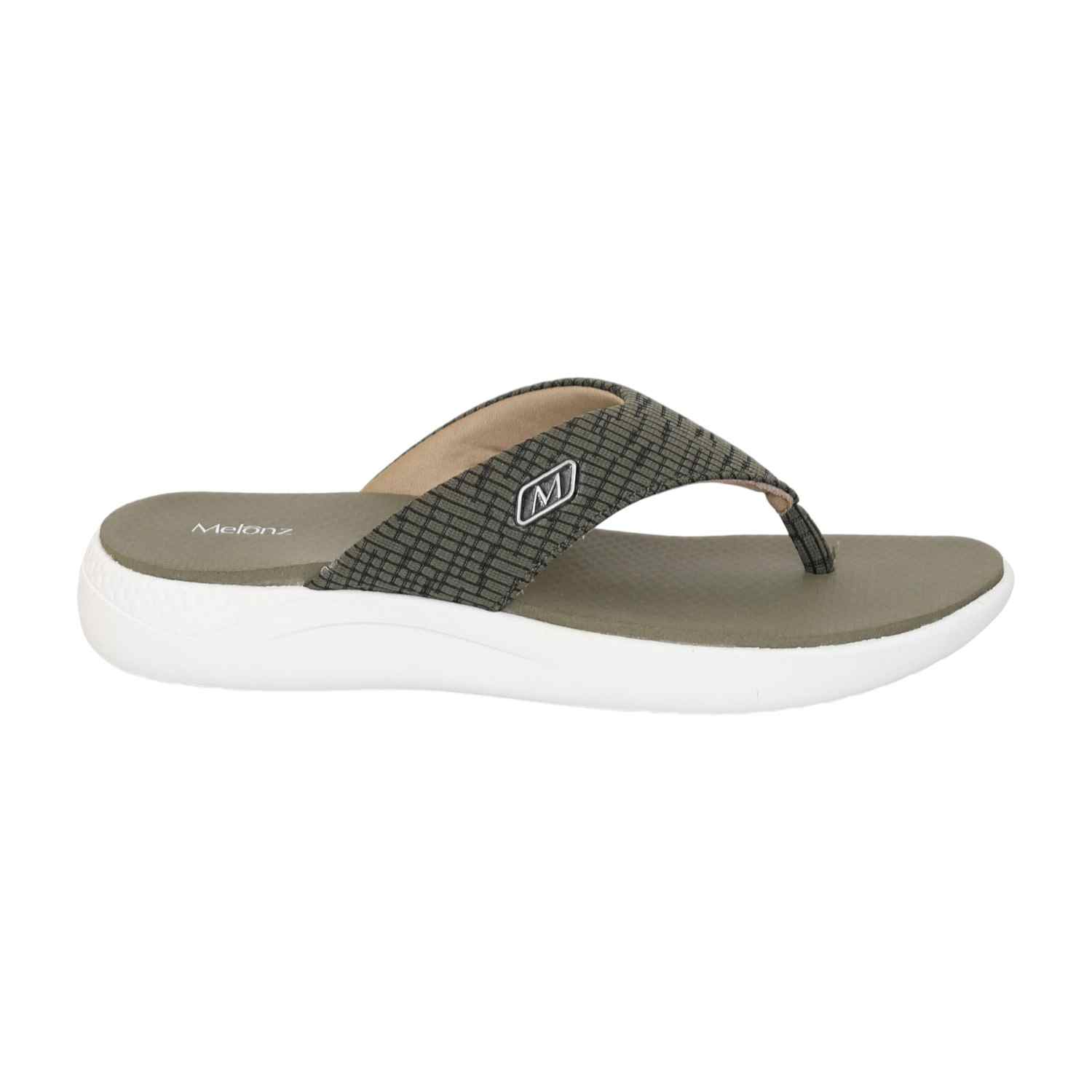 Women Olive Loom Flip-Flop