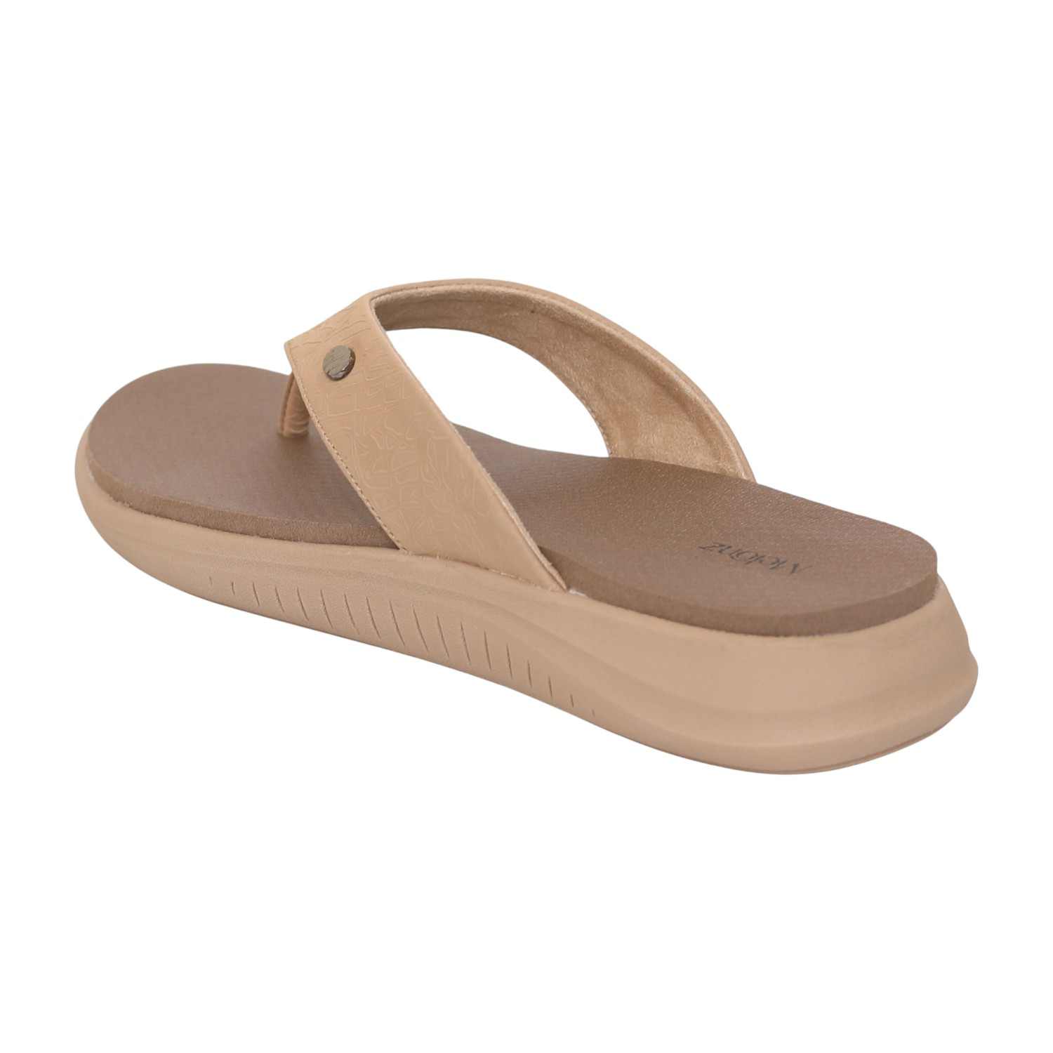 Womens Bare Earth Cushion Flip-Flop