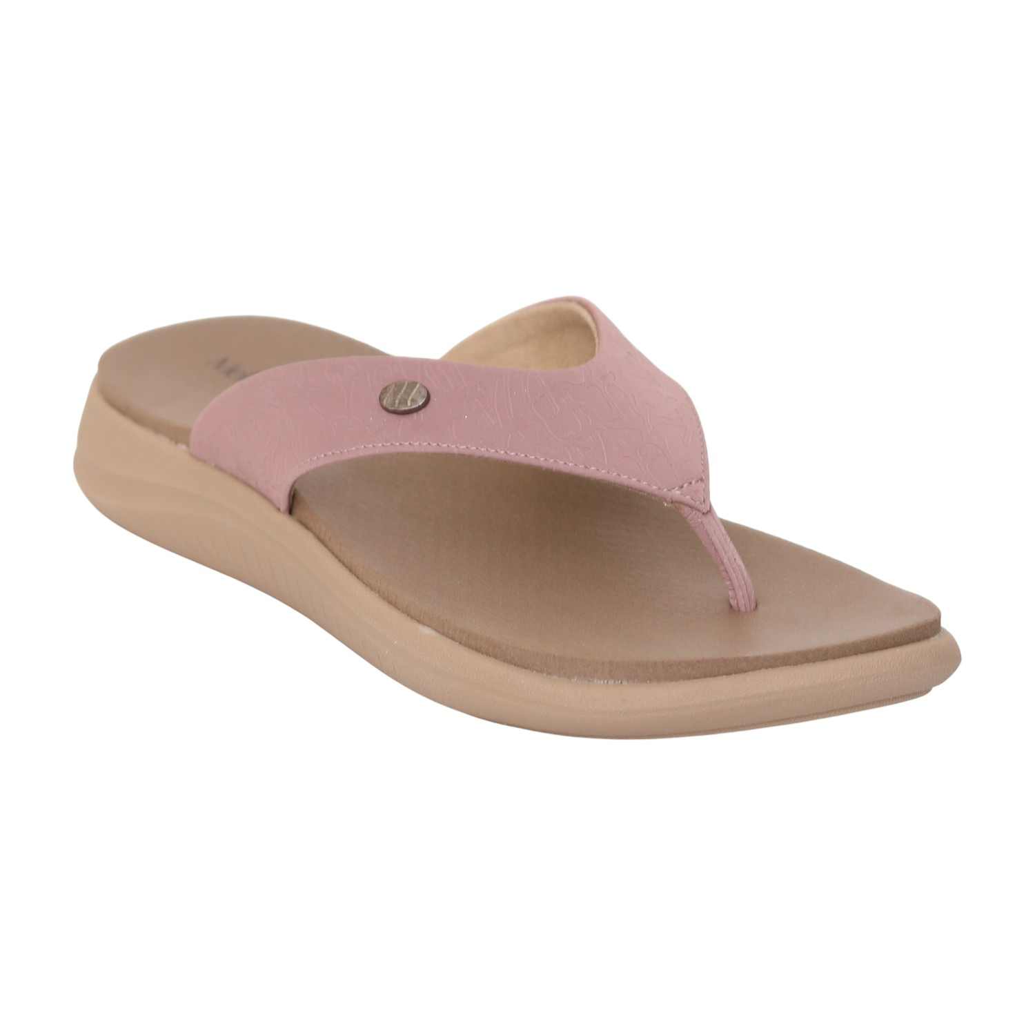 Womens Blush Horizon Cushion Flip-Flop