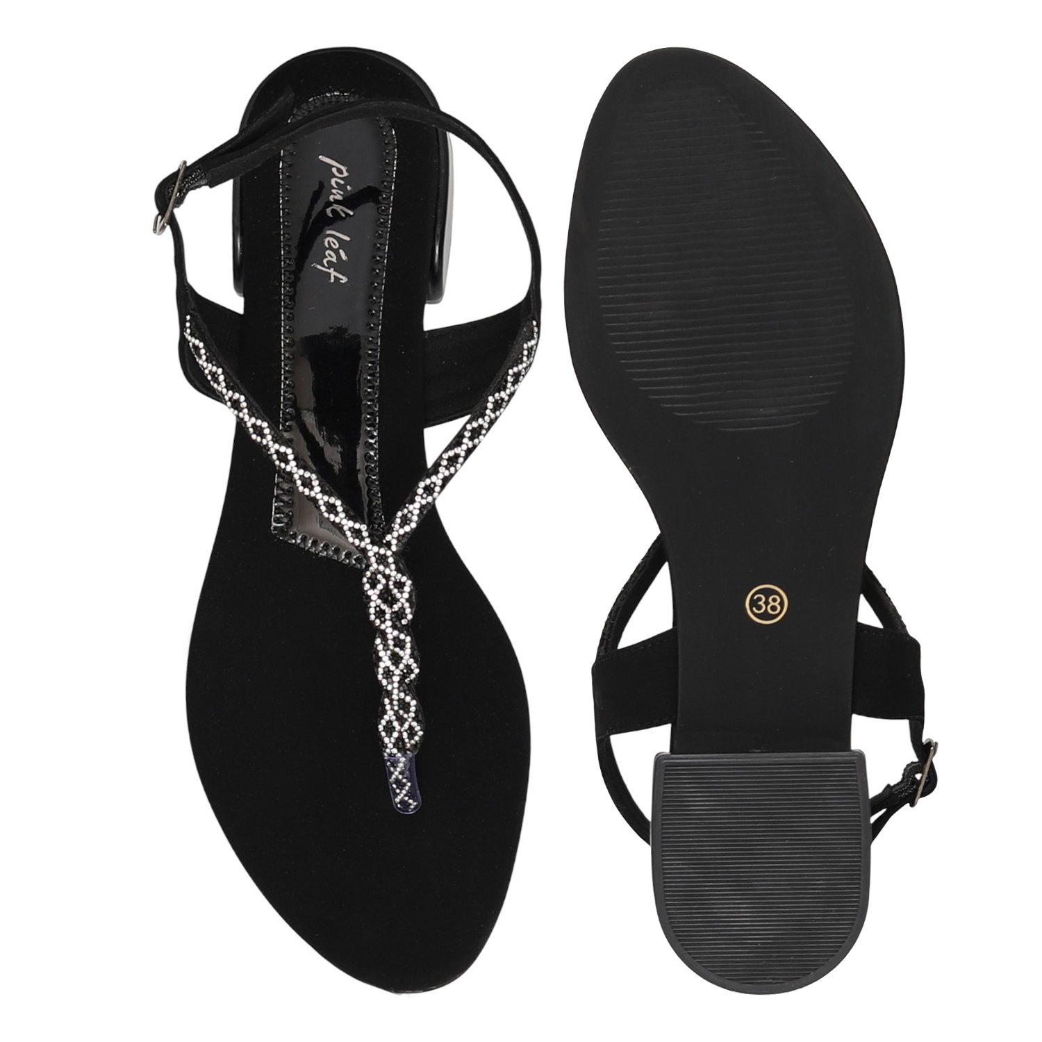 Women's Ebony Allure T-Strap Heels