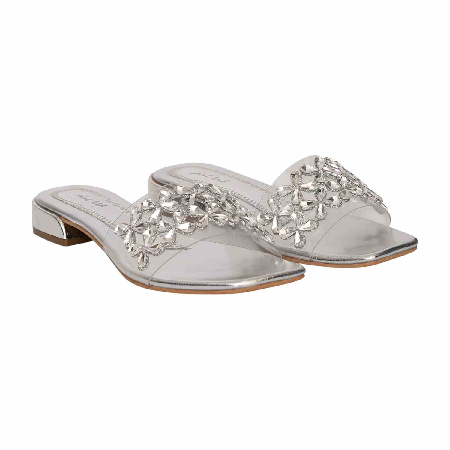 Women's Diamond Dew Clear-Strap Heels