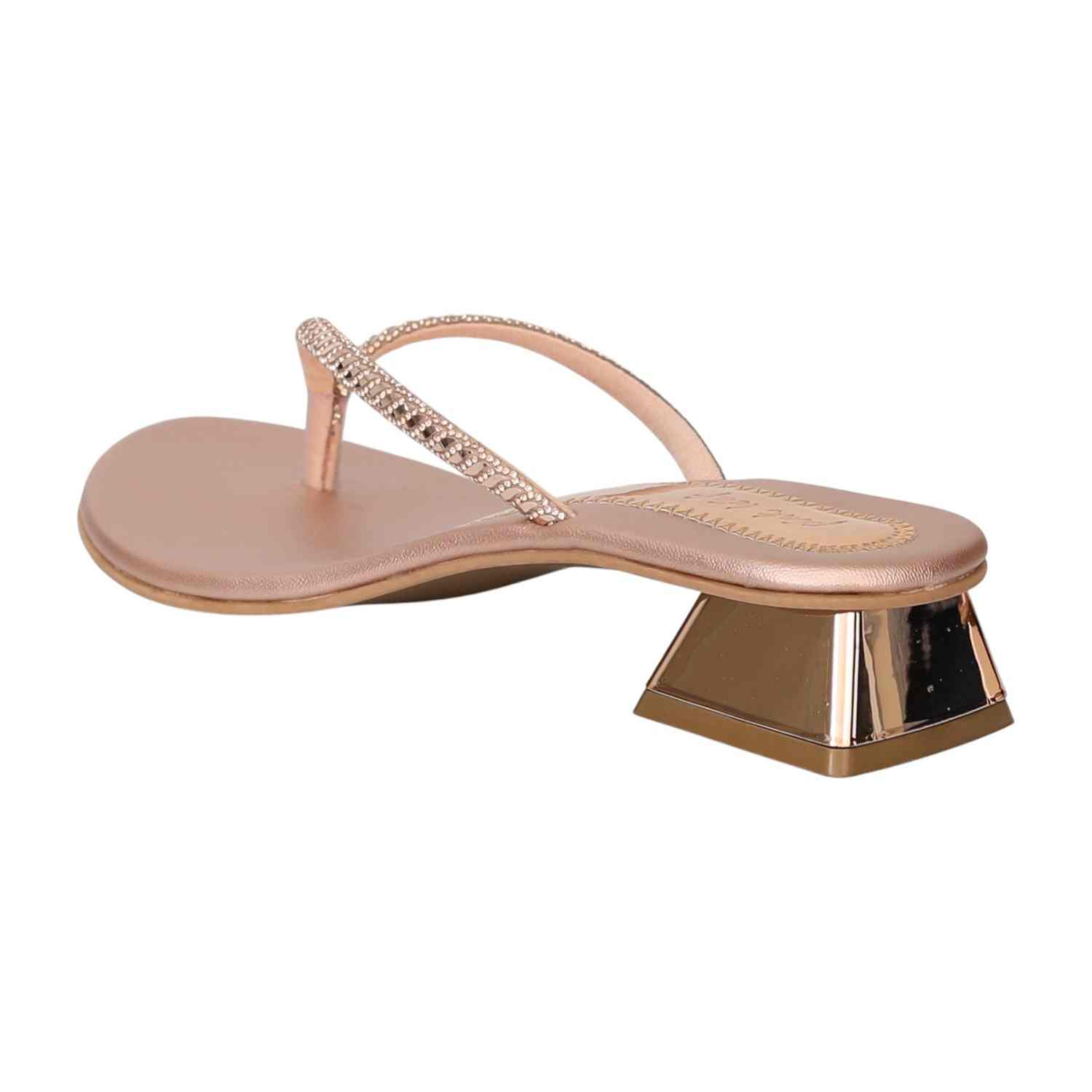 Women Sultan Elegant Shimmer Slip-On Sandals
