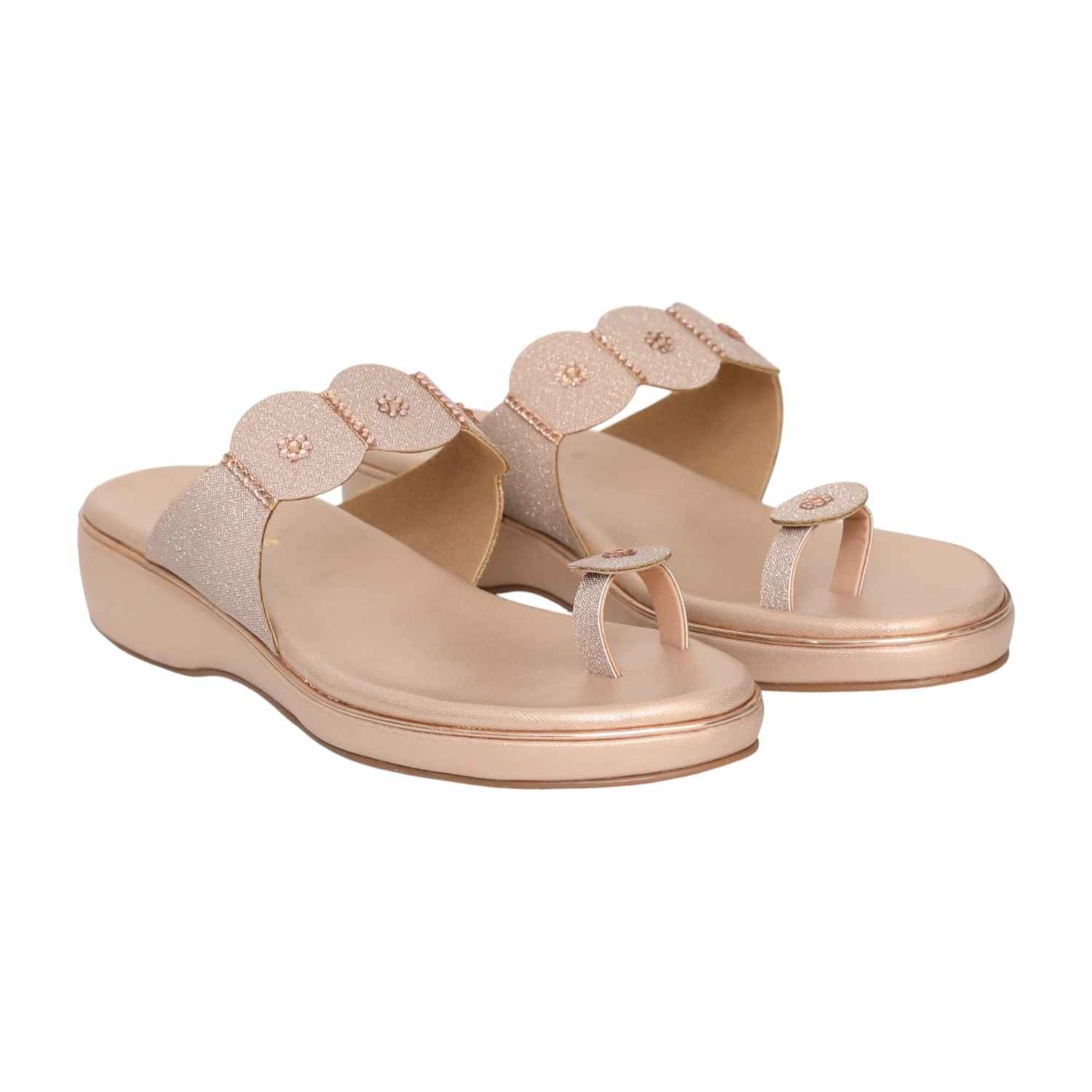 Women's Rose Fillet Toe-Ring Heel
