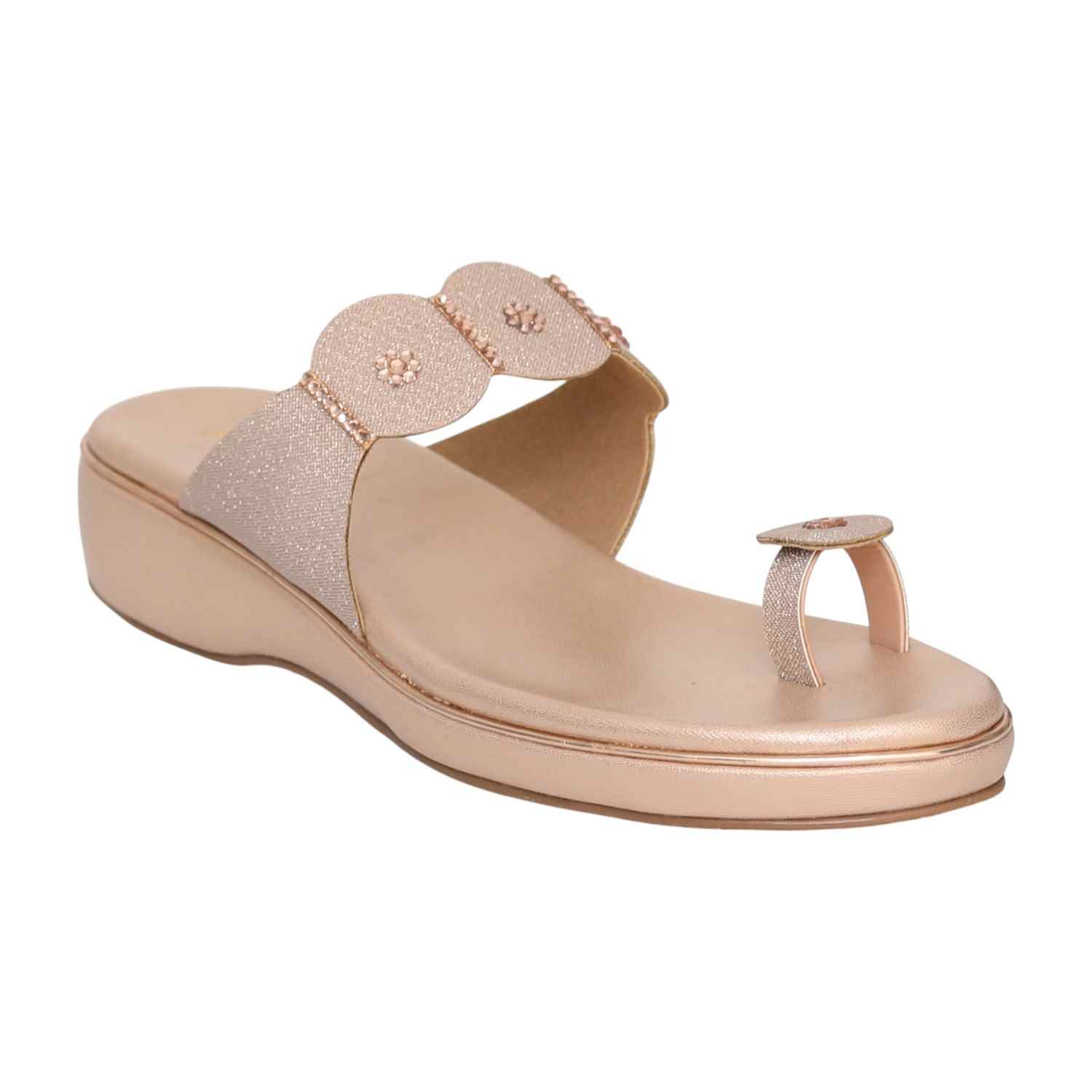 Women's Rose Fillet Toe-Ring Heel
