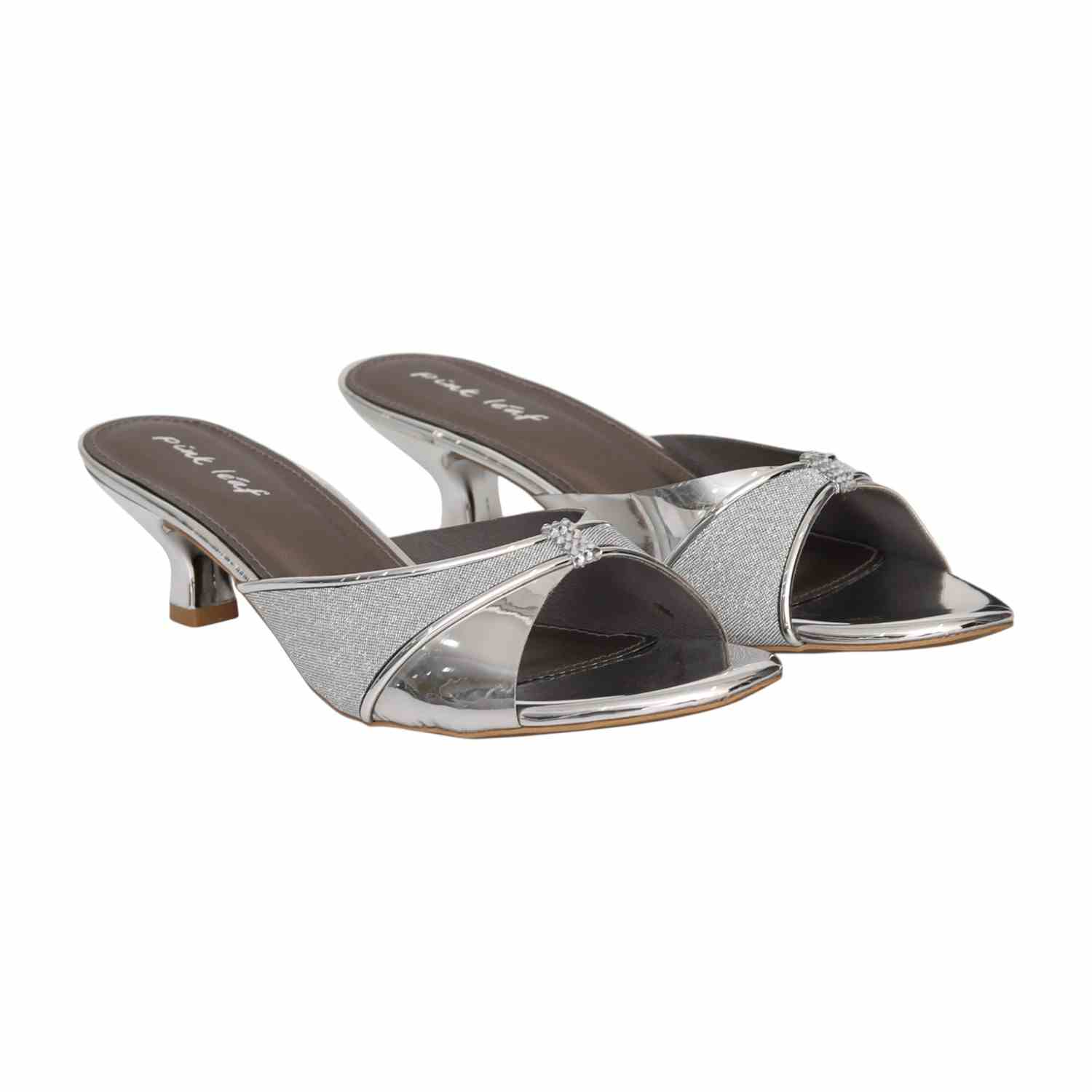 Women's Mirror Finish Kitten Heel