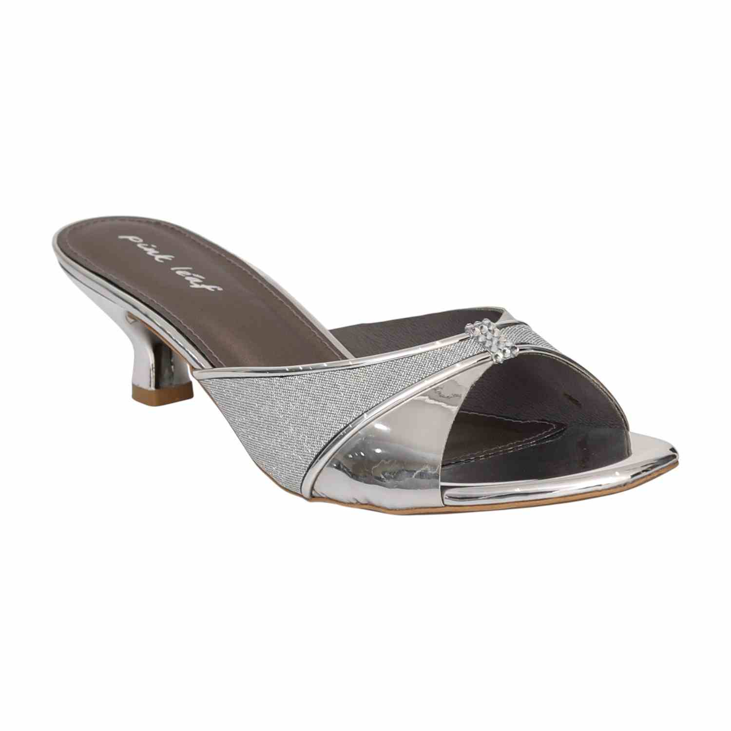 Women's Mirror Finish Kitten Heel