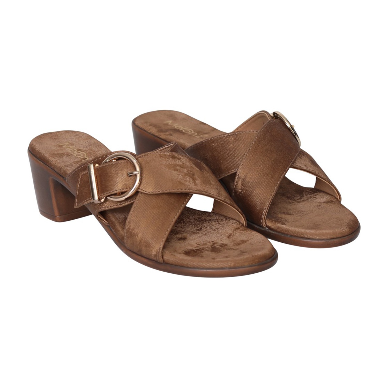 Women Tan LuxeCross Heels