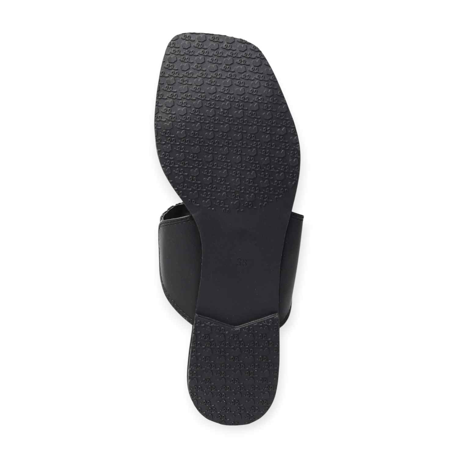 Melonz Women’s Woven Toe-Loop Black Flat Sandals