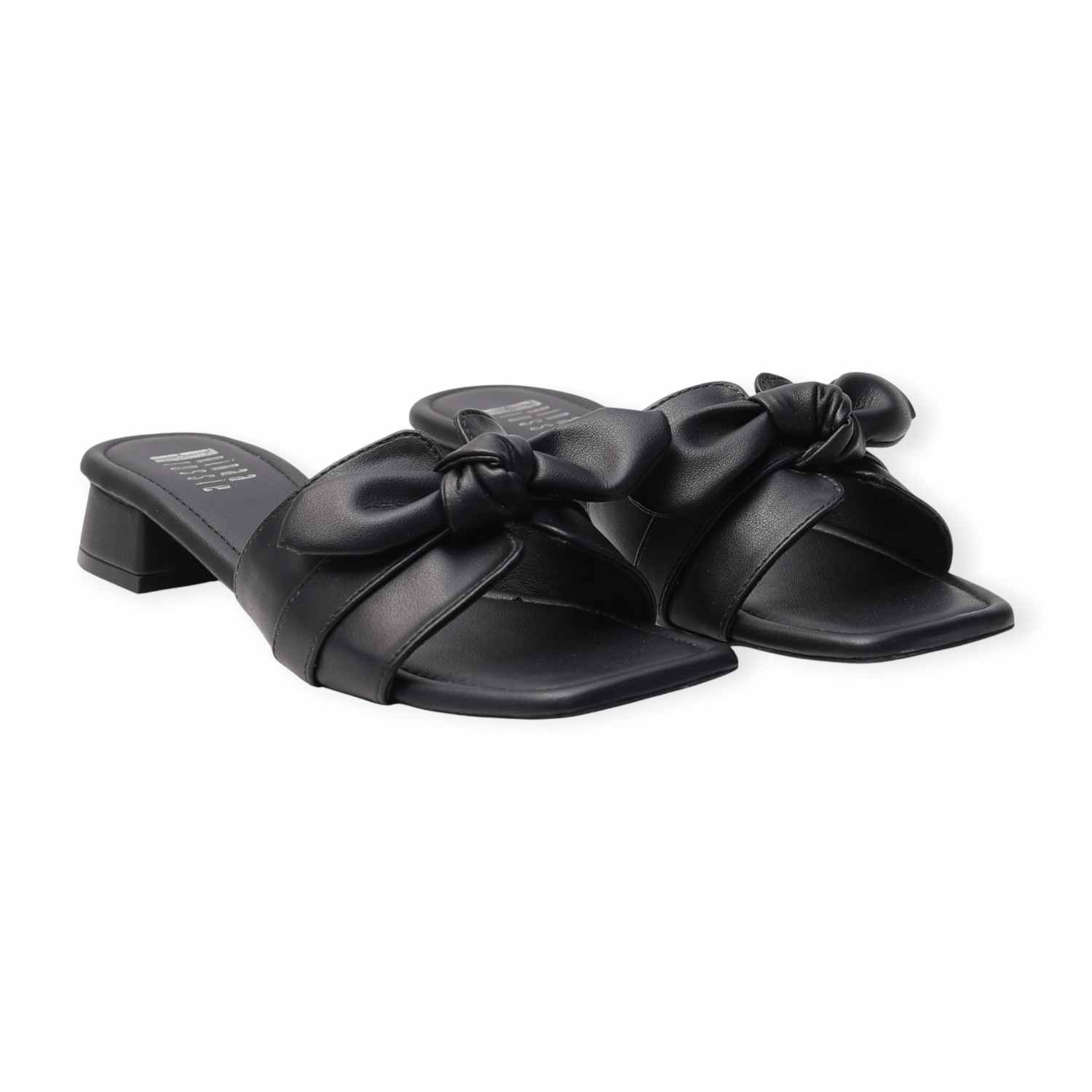 Ninaa Rossie Women’s Bow Knot Black Sandals