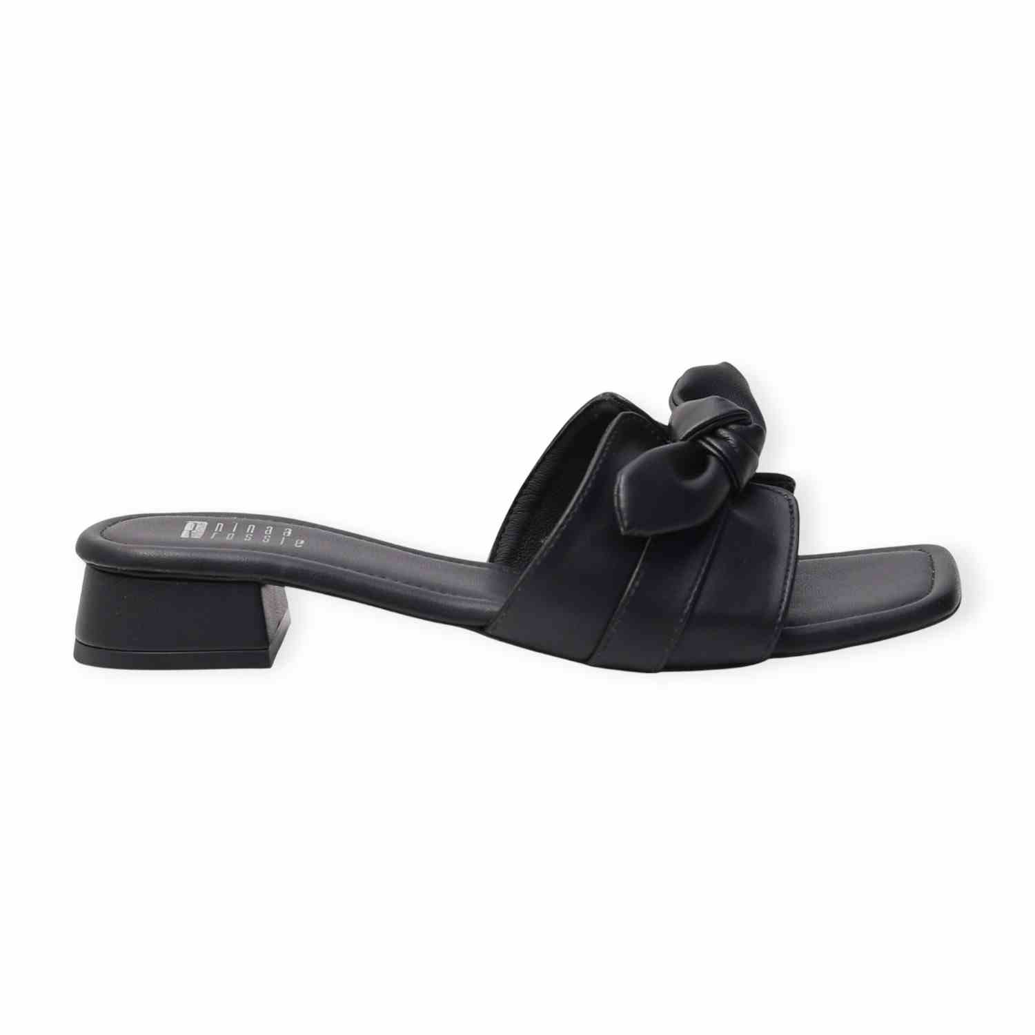 Ninaa Rossie Women’s Bow Knot Black Sandals