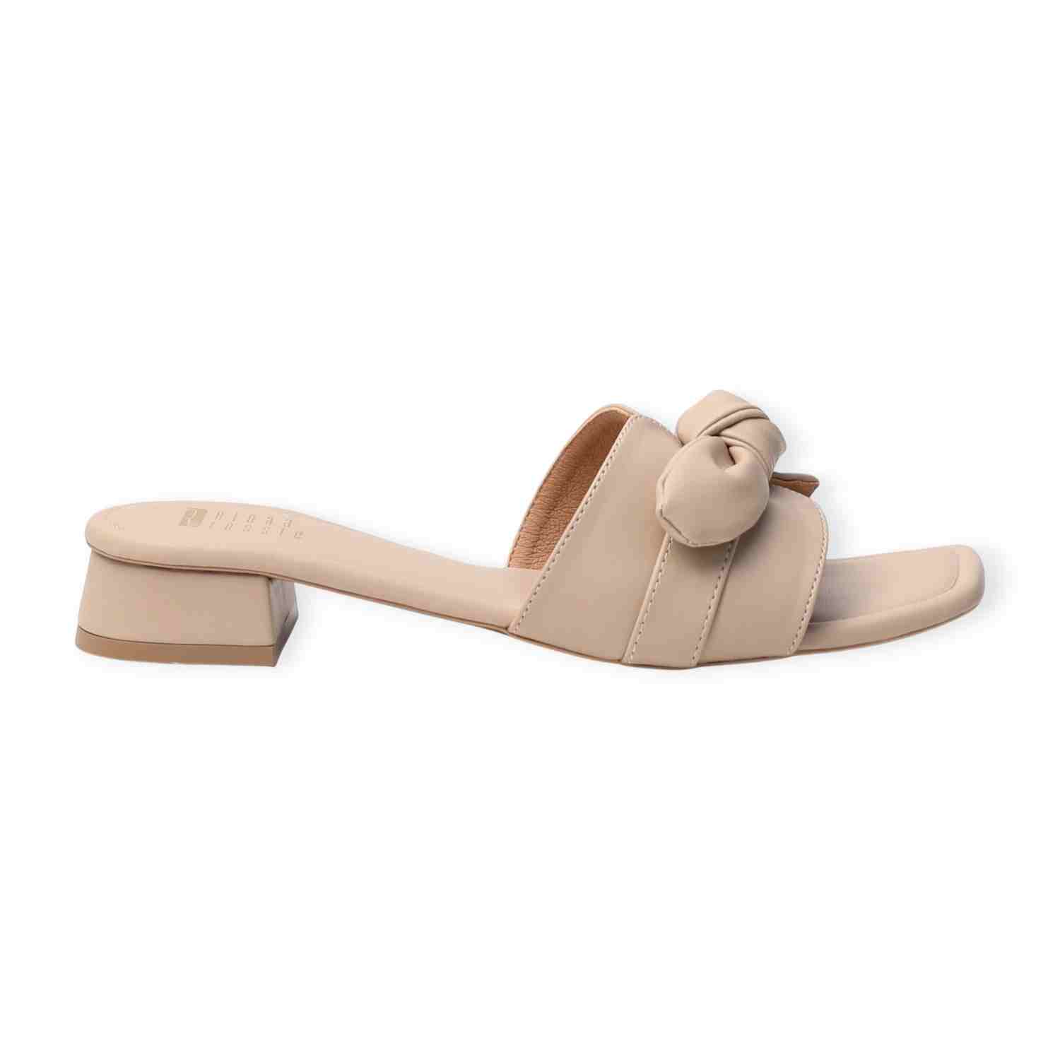 Ninaa Rossie Women’s Bow Knot Beige Sandals