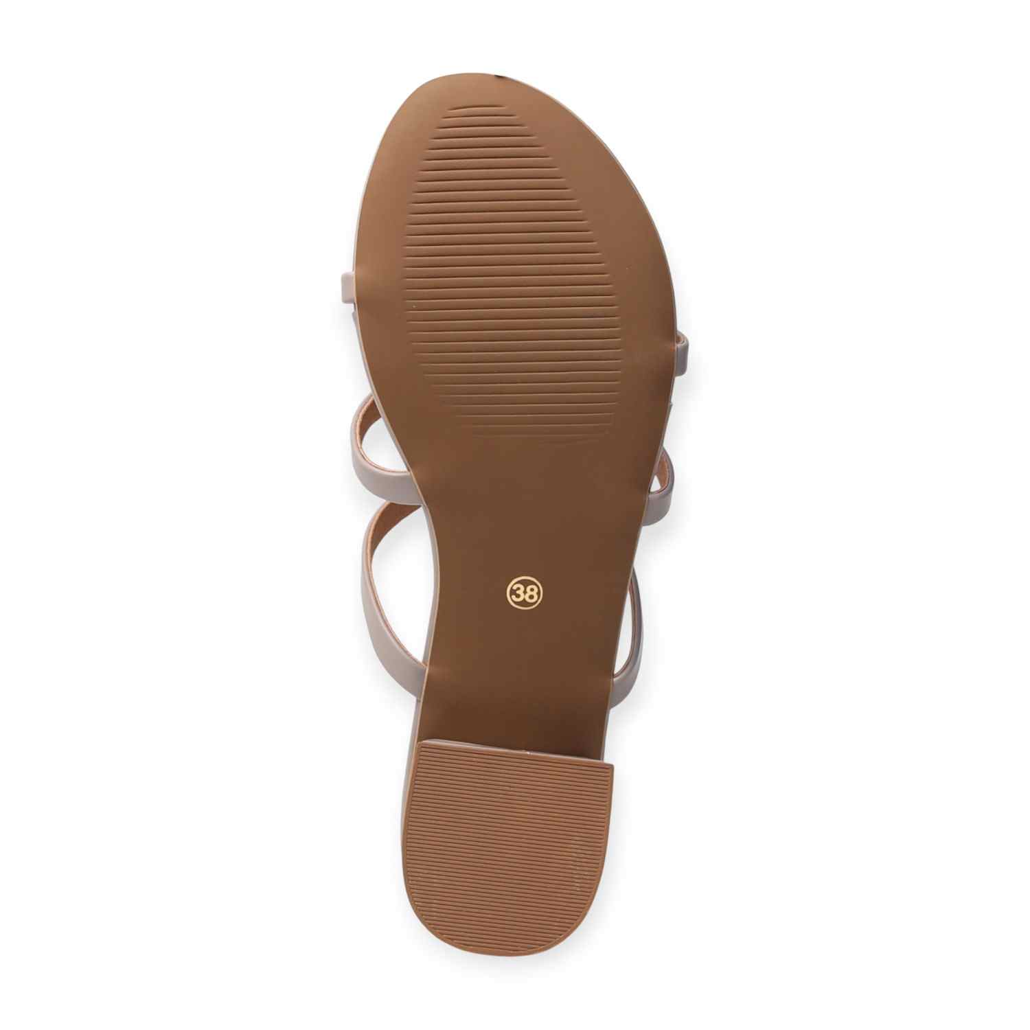 Ninaa Rossie Women’s Grey Multi-Loop Slip-On Sandals