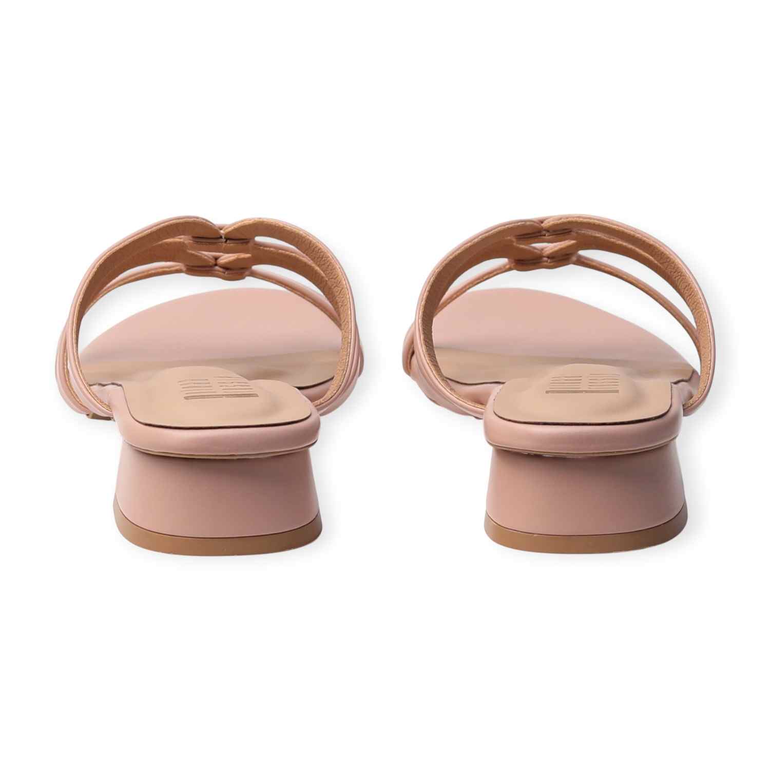 Ninaa Rossie Women’s Peach Multi-Loop Slip-On Sandals