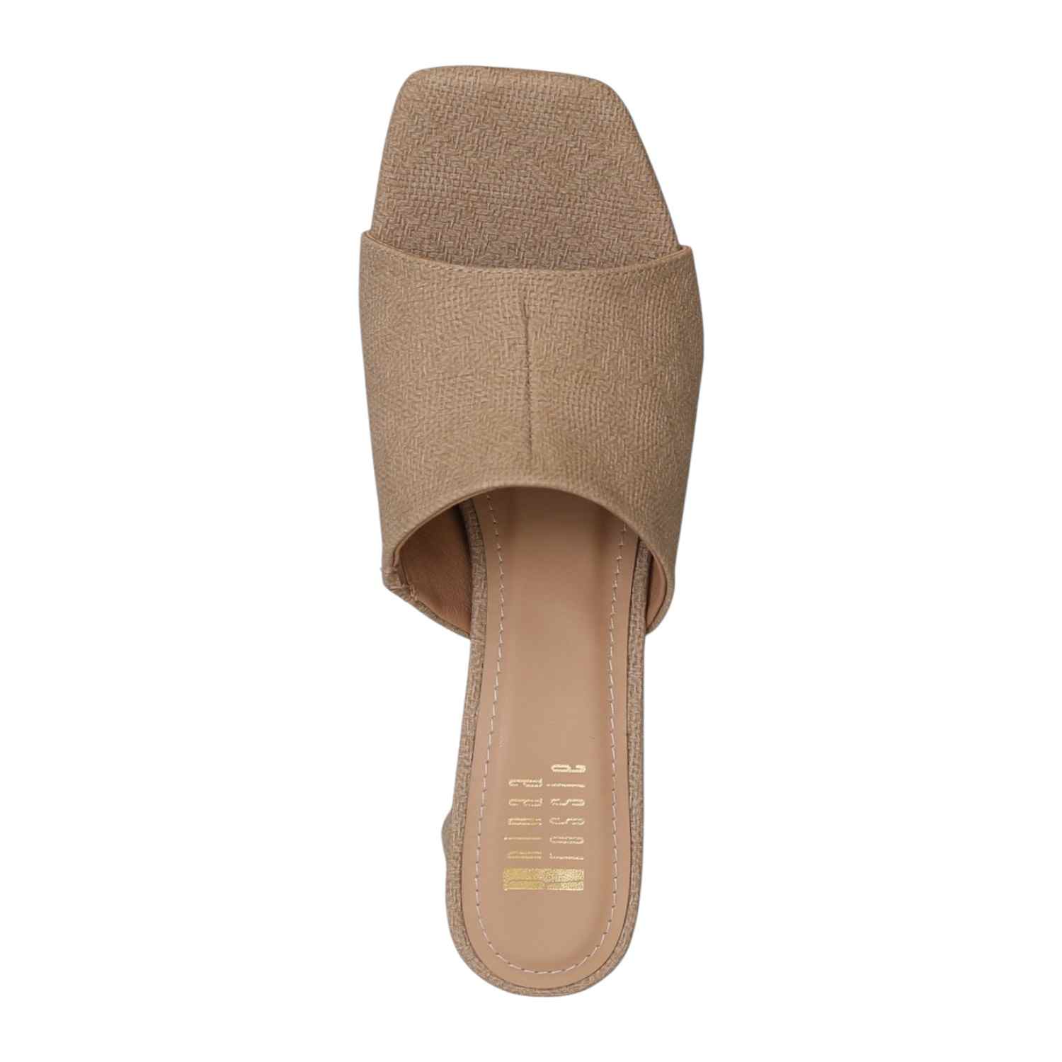 Women Chickoo Textured Block Heel