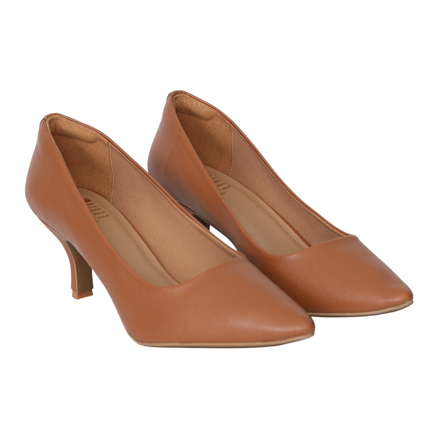 Women Classic Tan Court Heels