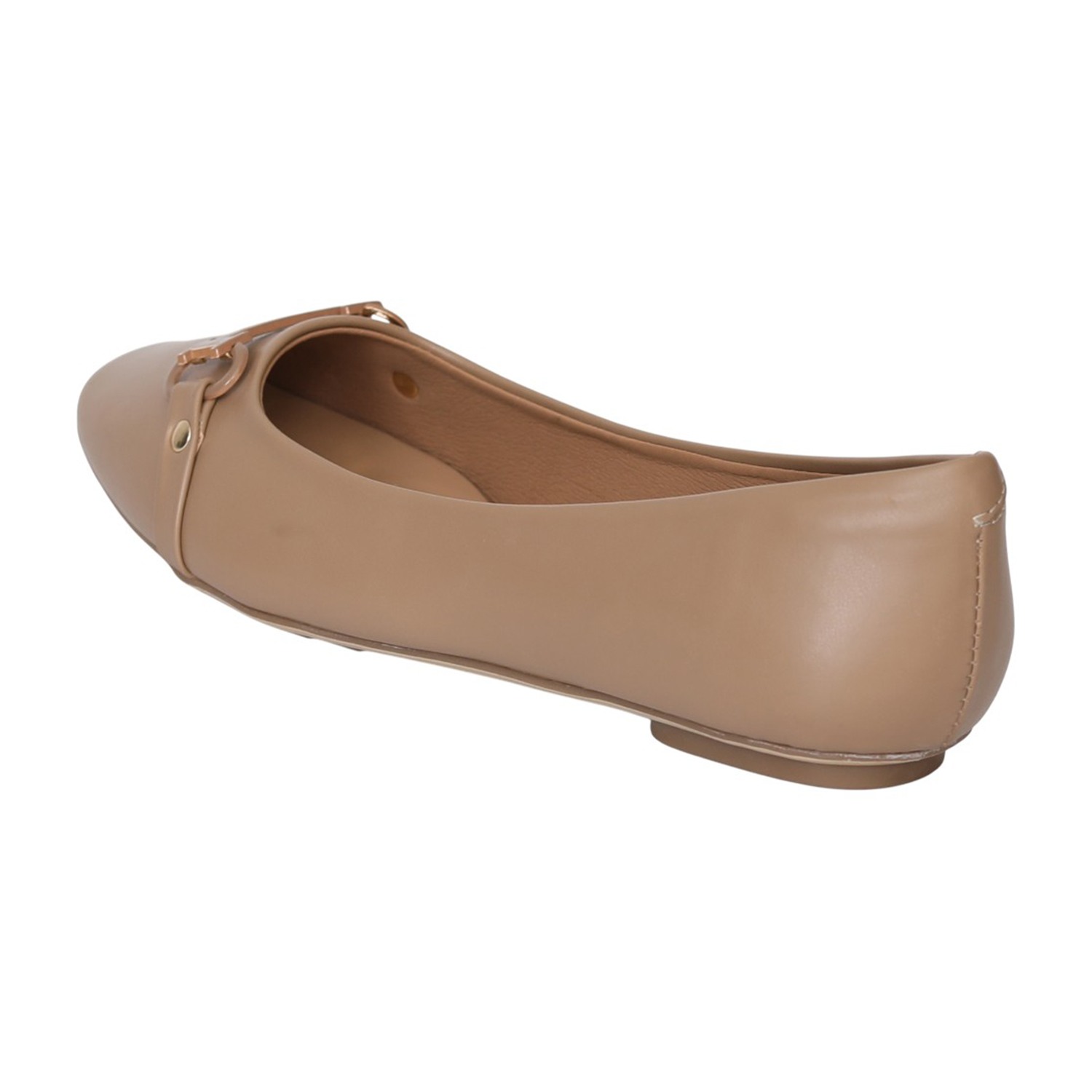 Women Beige Comfort Ballet Shoes