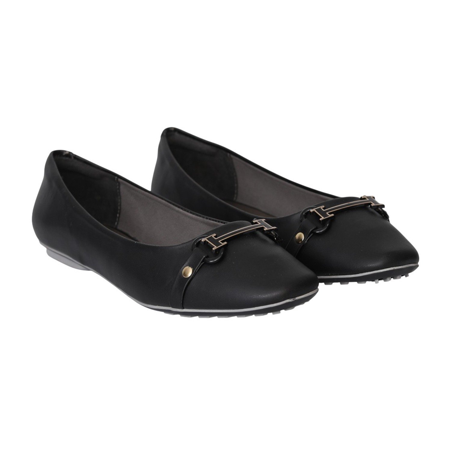 Women Black Comfort Ballet Shoes