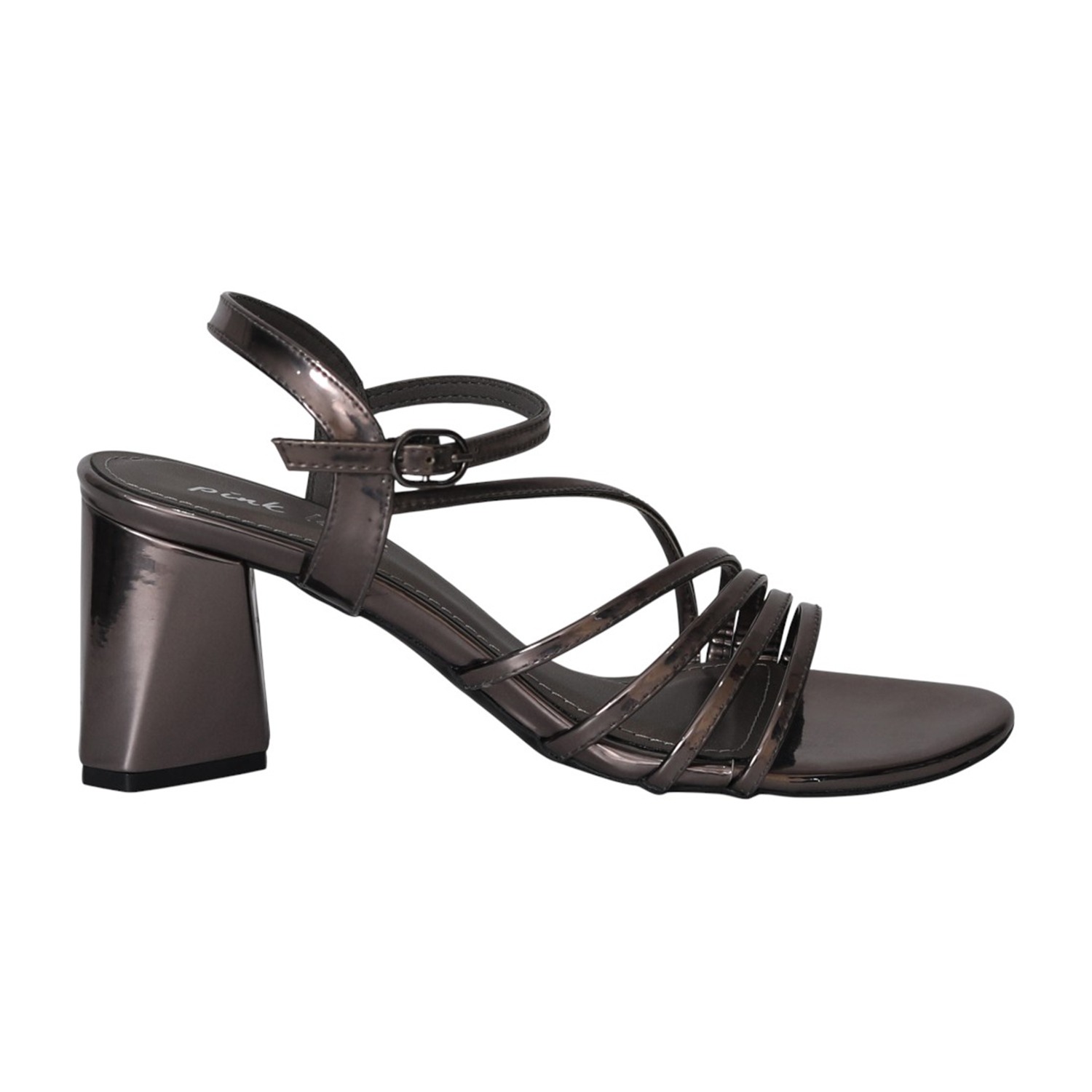 Women Smoke Grey Strappy Heels