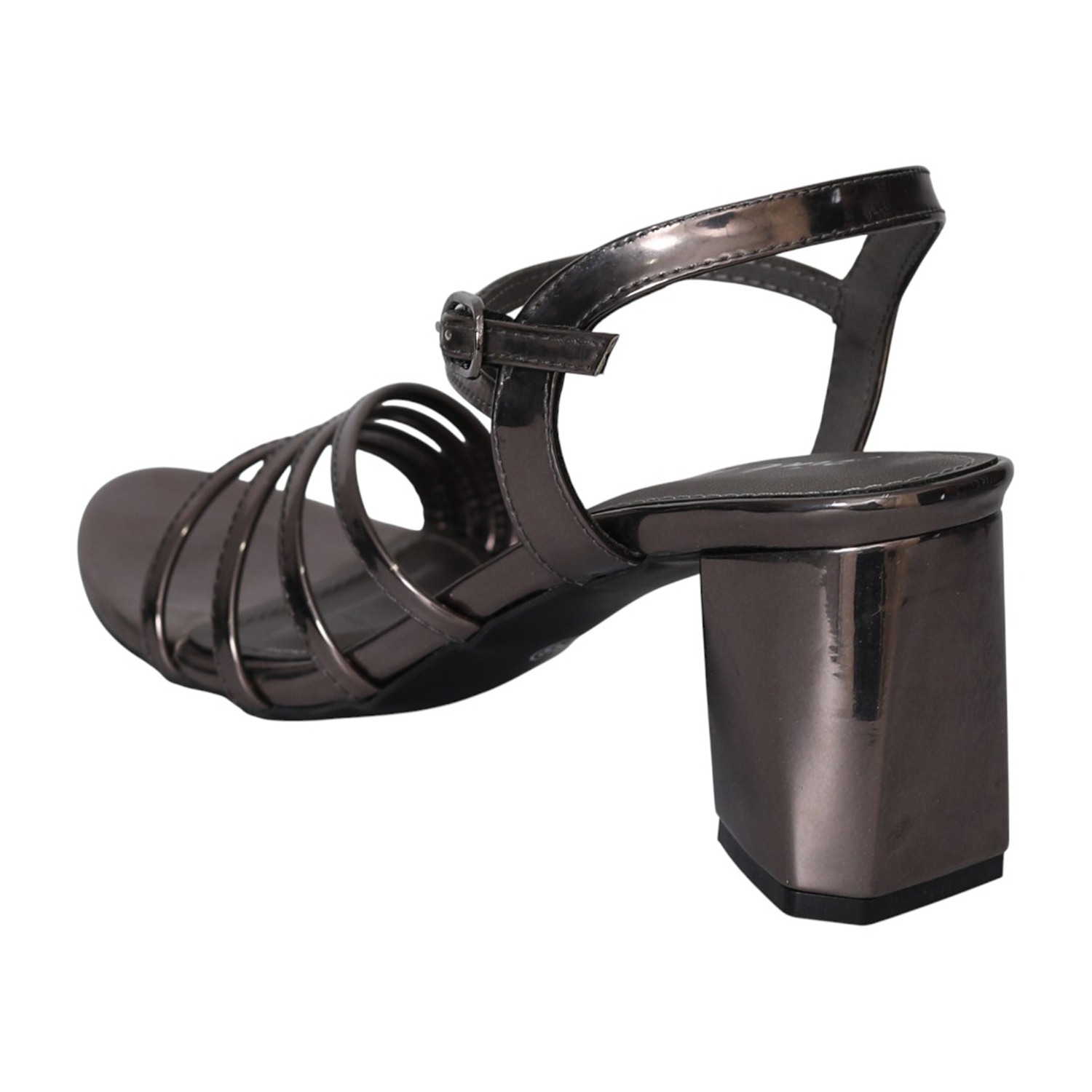 Women Smoke Grey Strappy Heels