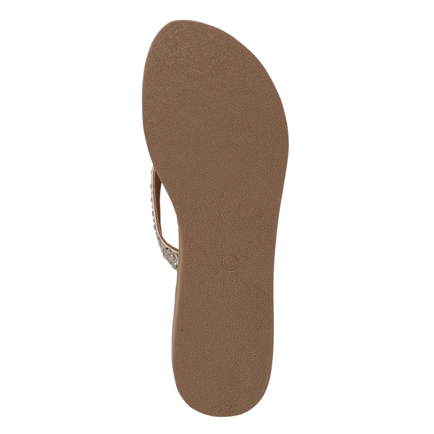 Women Gold Crystal Strap Wedges