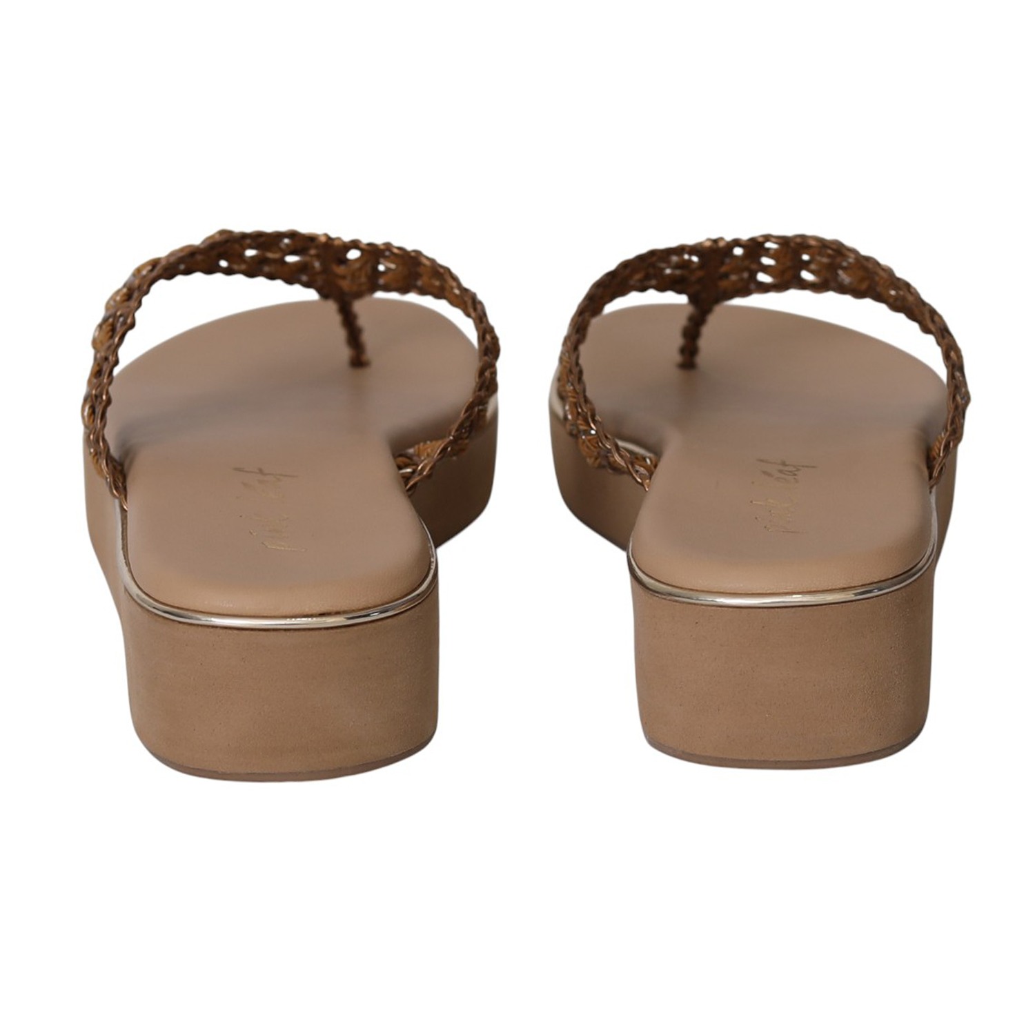 Women Antique Weave Wedges