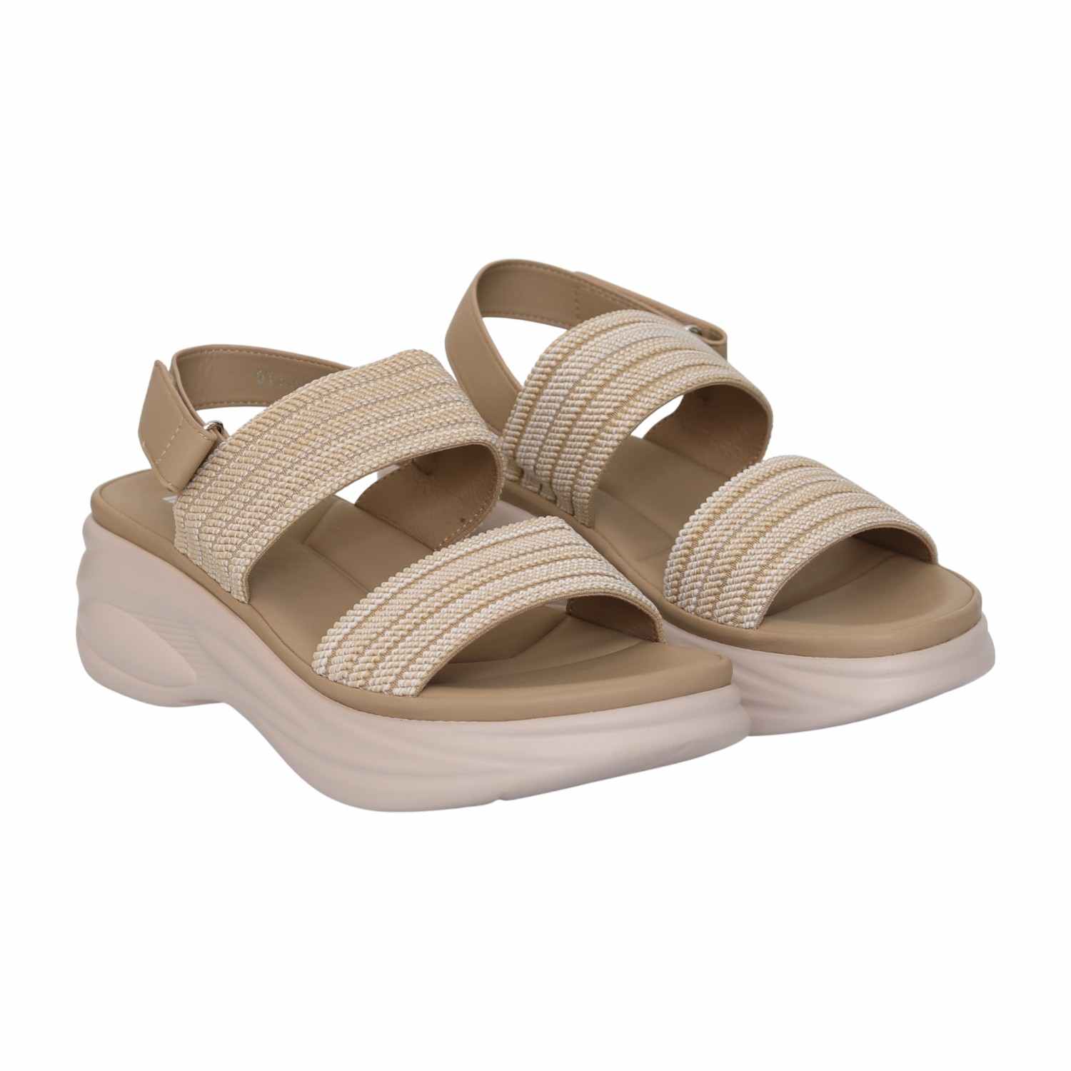 Women Nude Beam Wedges