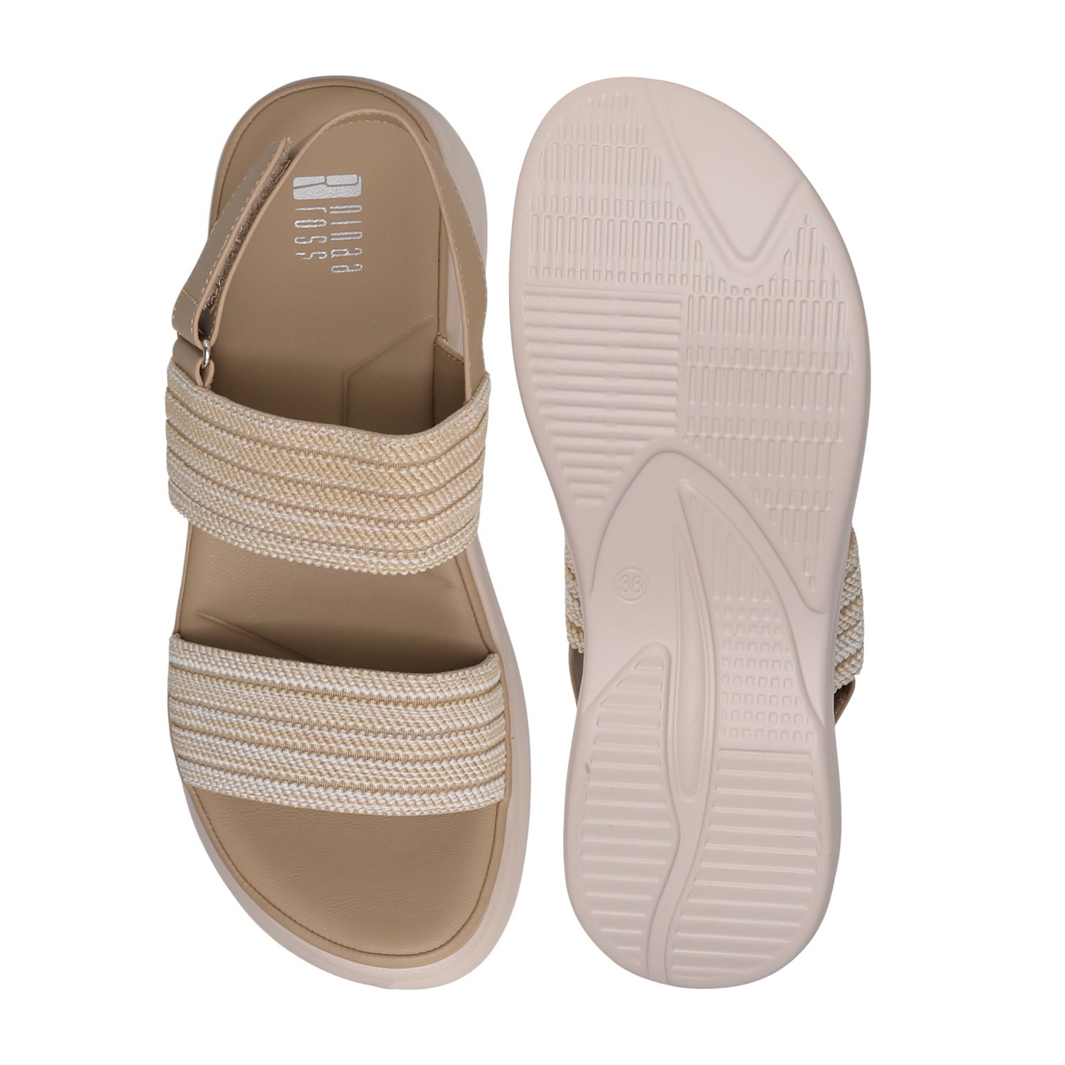 Women Nude Beam Wedges