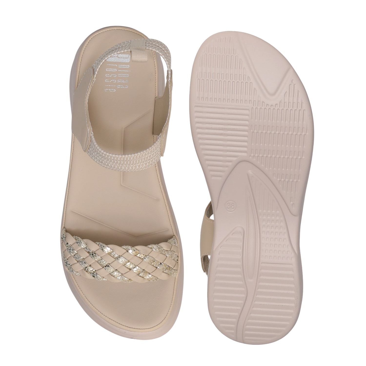 Women Silk Braid Wedges