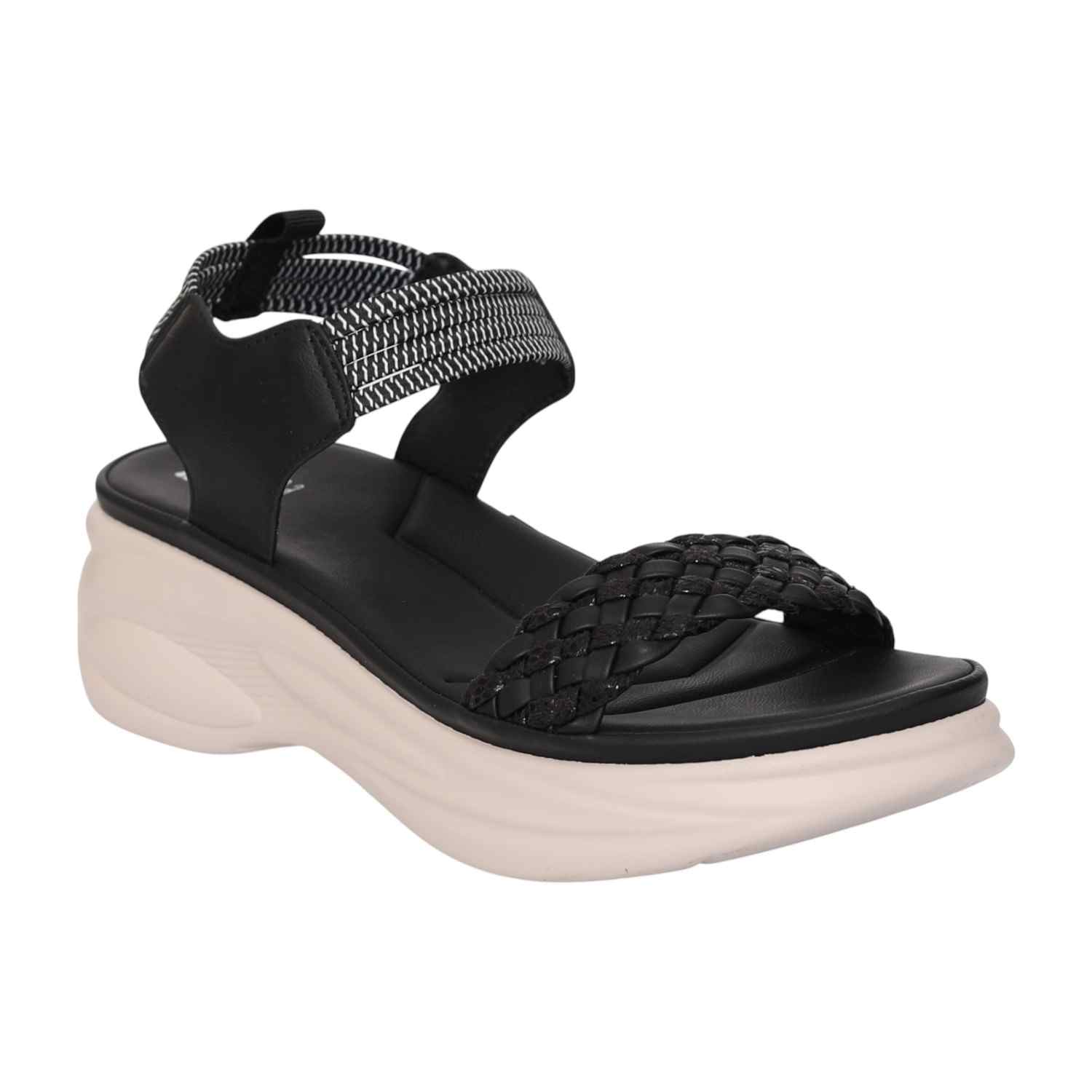 Women Obsidian Braid Wedges