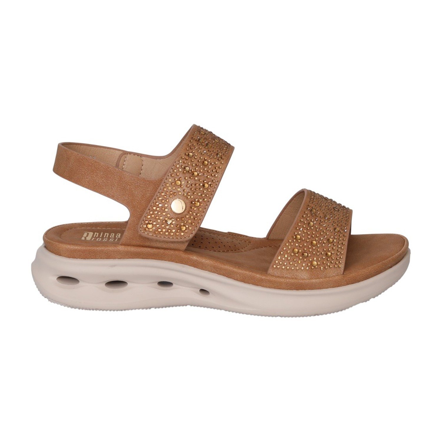 Women Camel CloudLift Sparkle Sandals