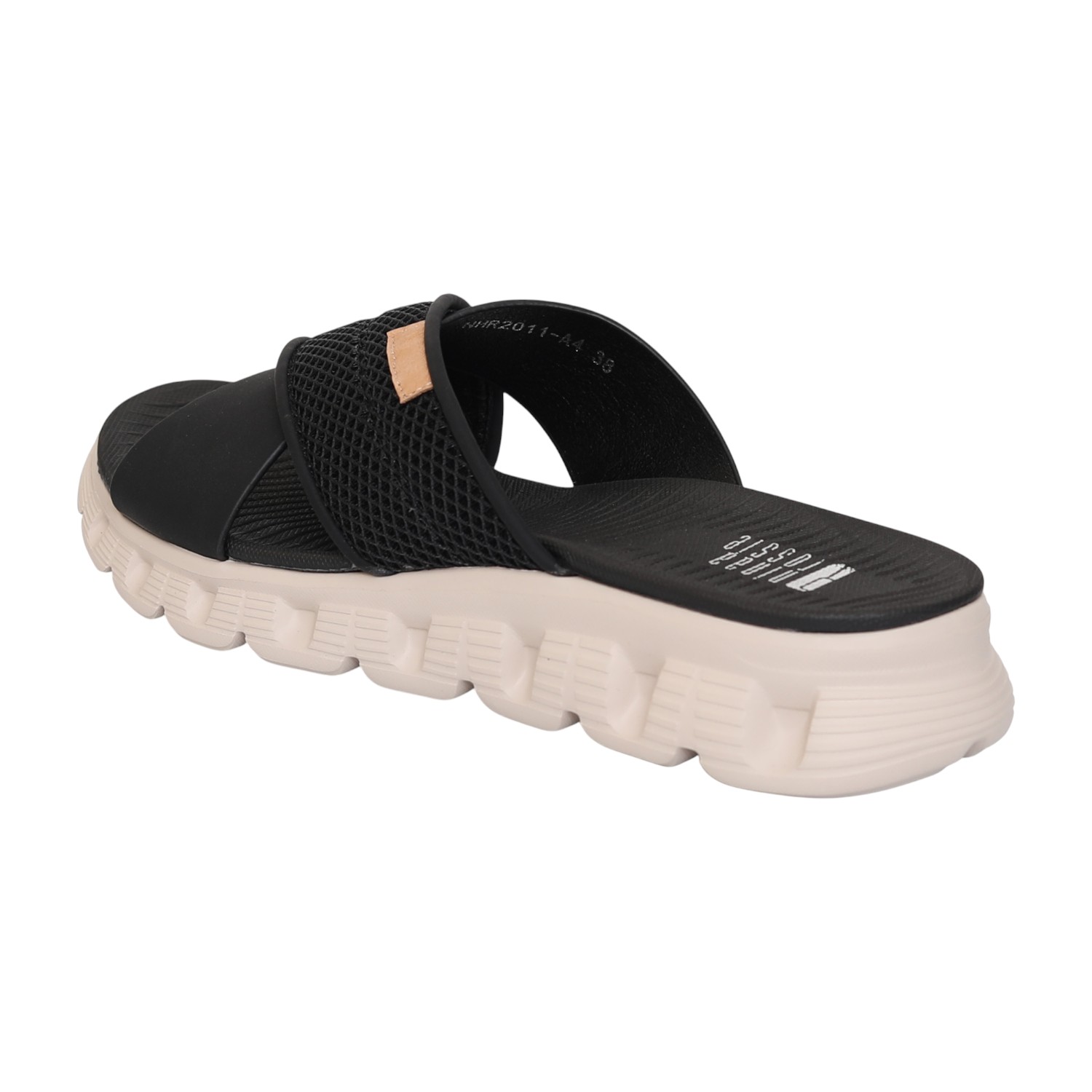 Women Onyx Cross Slides