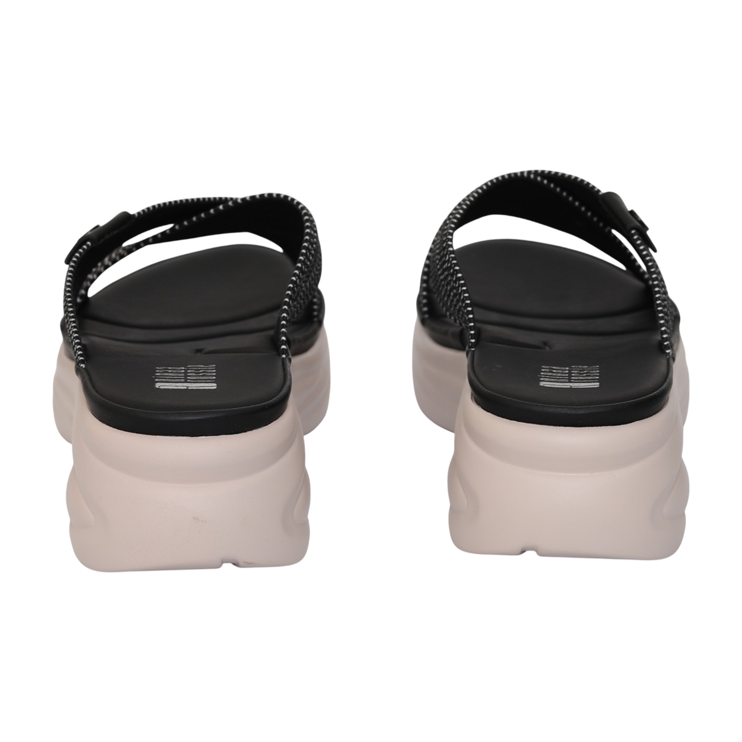 Women Soft Soot Cross Slide Sandals