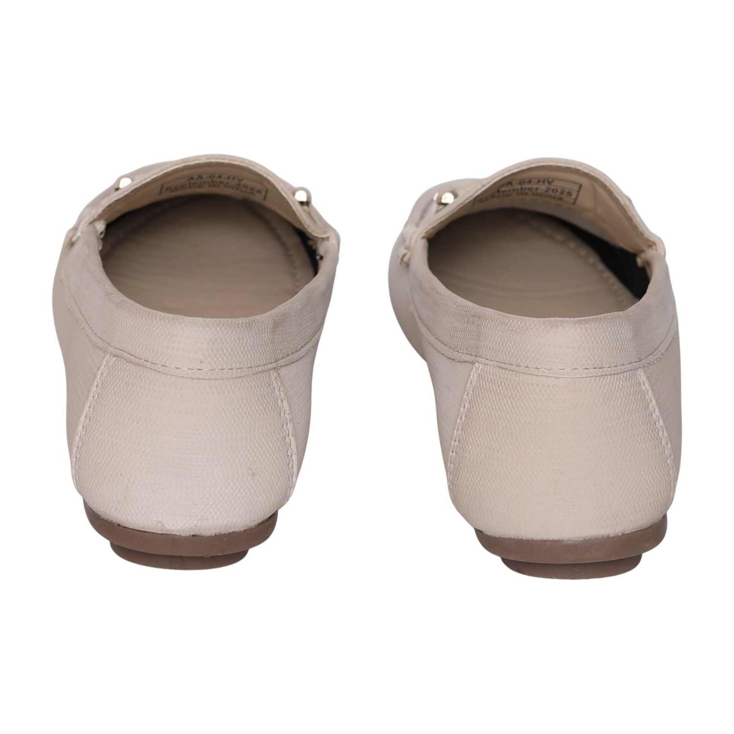 Greta Women’s Classic Beige Slip-On Loafers