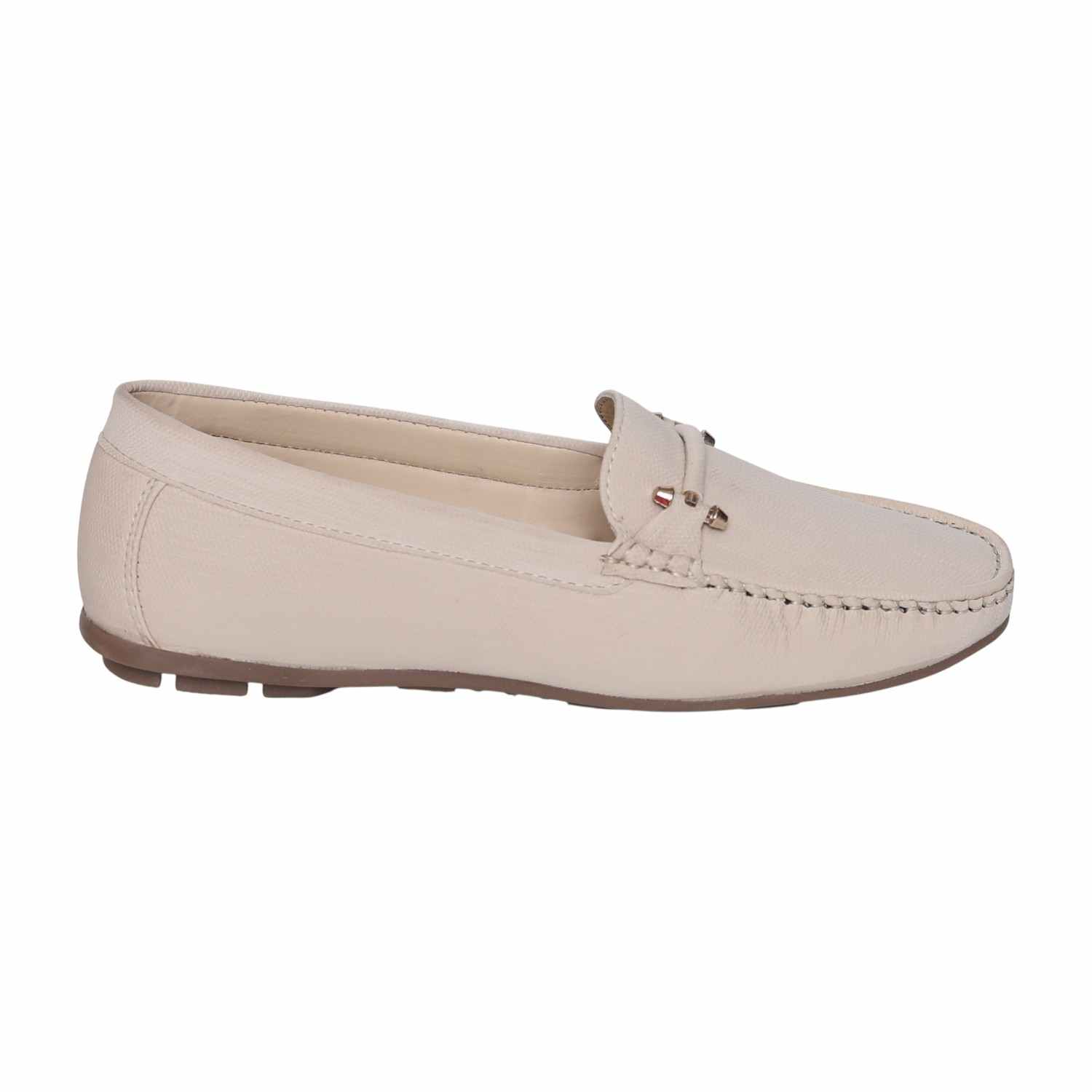 Greta Women’s Classic Beige Slip-On Loafers